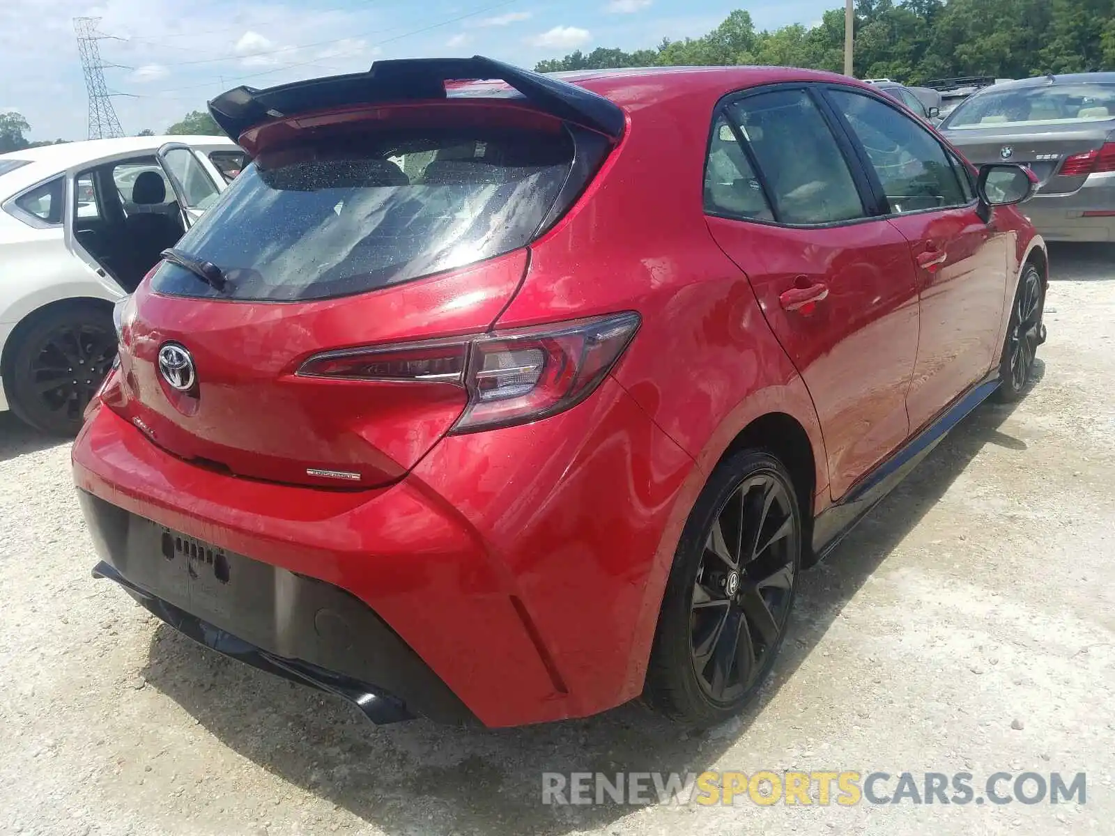 4 Photograph of a damaged car JTND4MBE3M3105377 TOYOTA COROLLA 2021