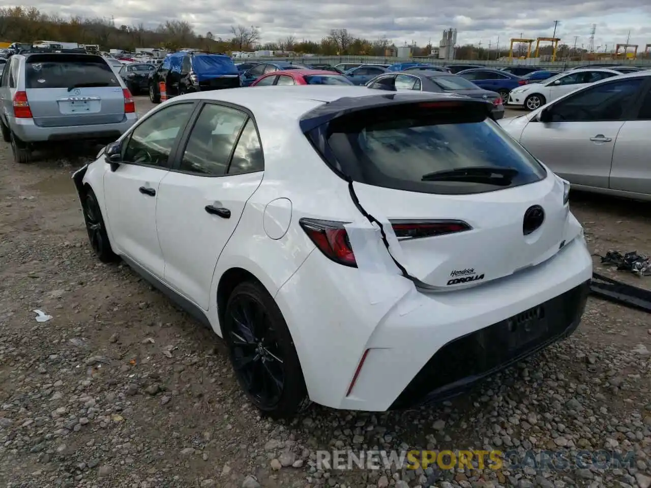 3 Photograph of a damaged car JTND4MBE3M3107162 TOYOTA COROLLA 2021