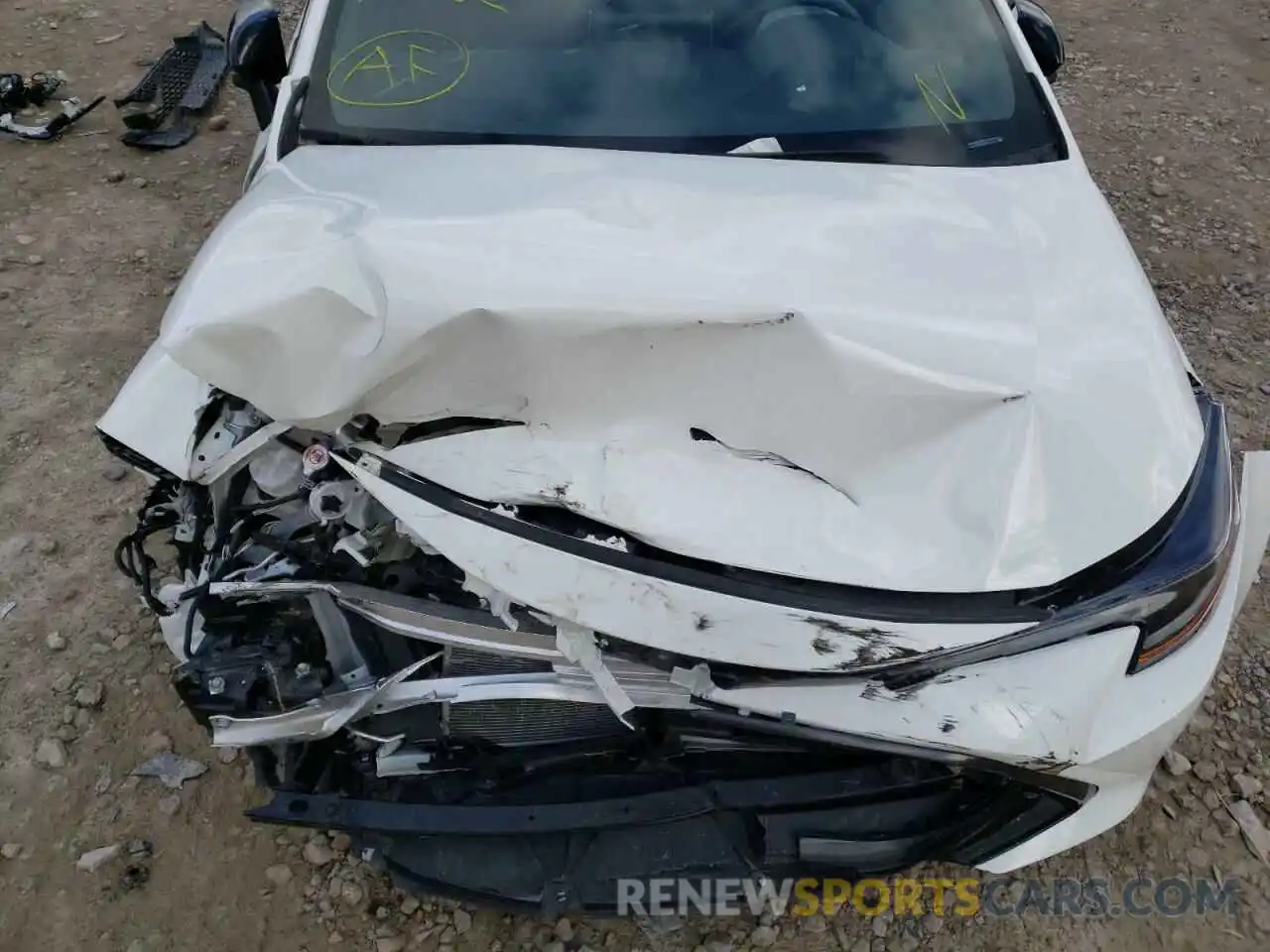 7 Photograph of a damaged car JTND4MBE3M3107162 TOYOTA COROLLA 2021