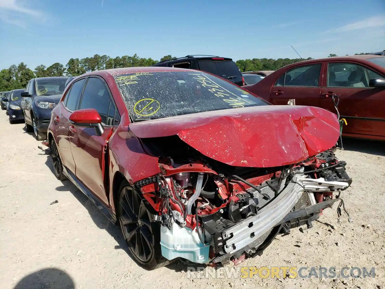 1 Photograph of a damaged car JTND4MBE3M3109929 TOYOTA COROLLA 2021