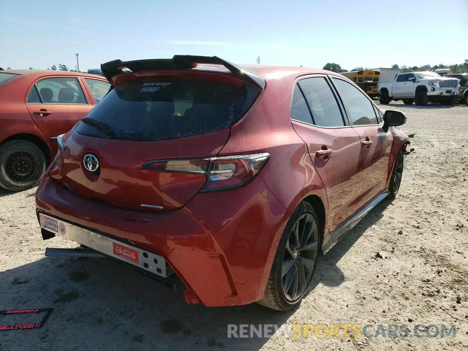 4 Photograph of a damaged car JTND4MBE3M3109929 TOYOTA COROLLA 2021