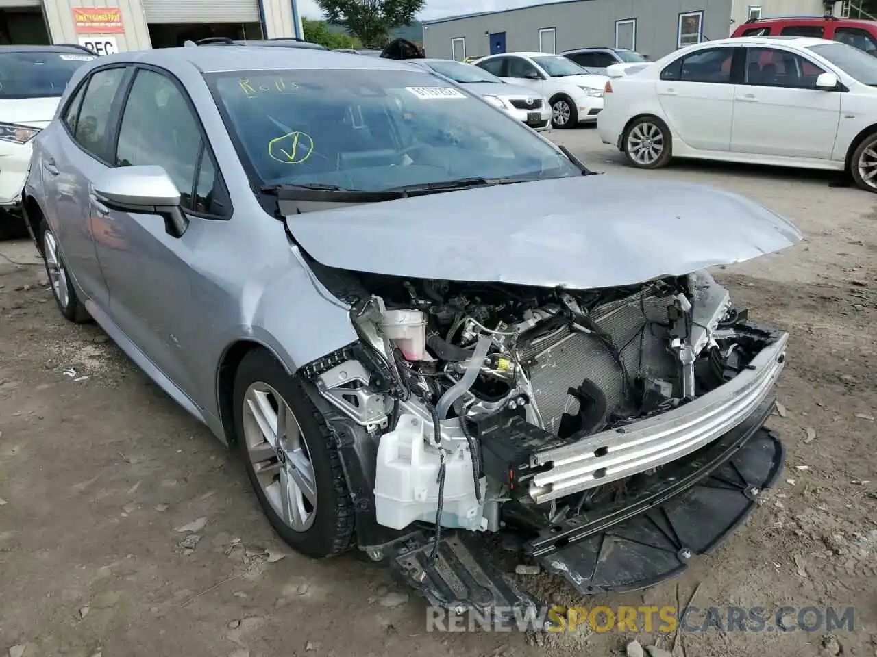 1 Photograph of a damaged car JTND4MBE3M3110403 TOYOTA COROLLA 2021