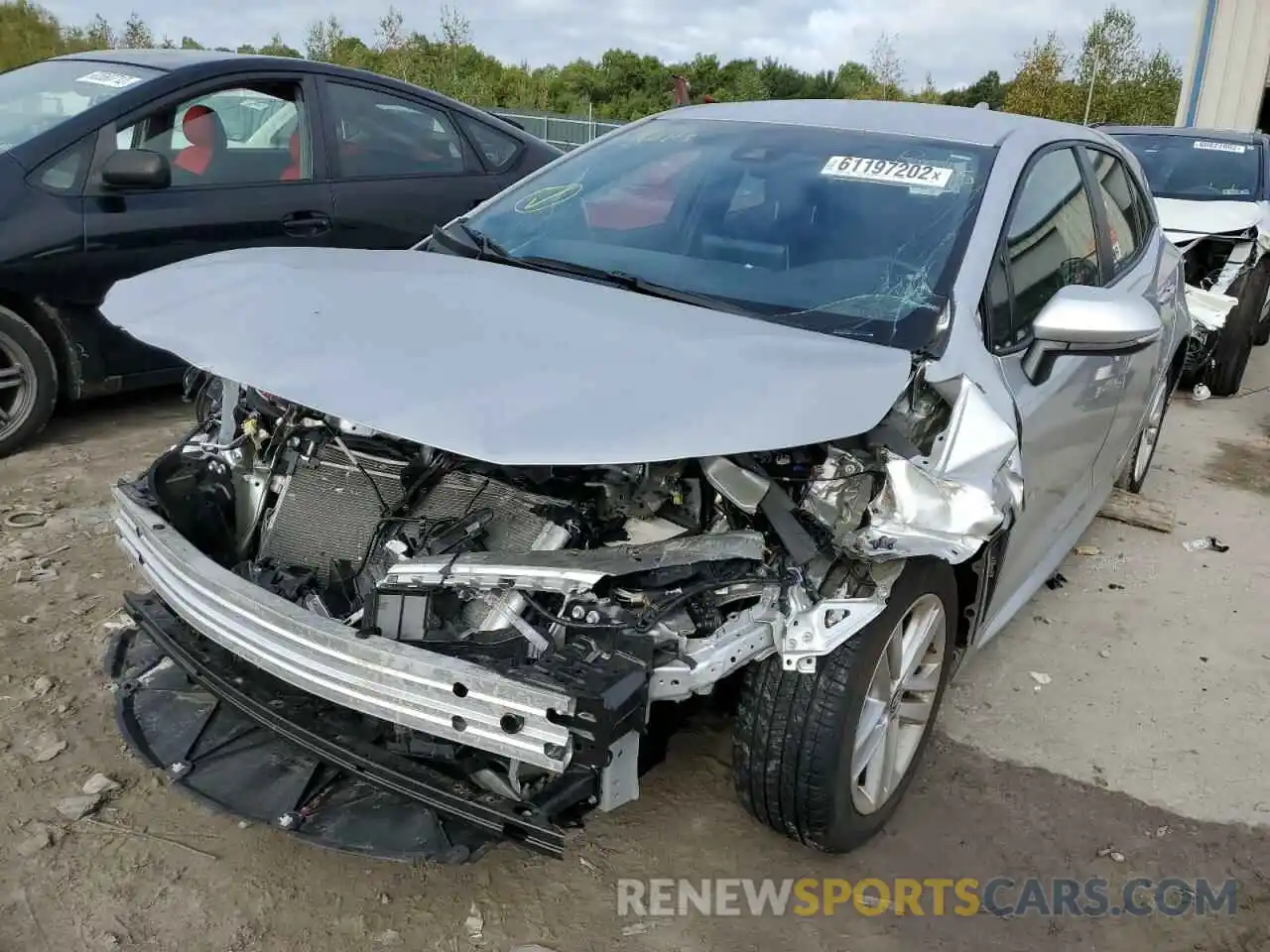 2 Photograph of a damaged car JTND4MBE3M3110403 TOYOTA COROLLA 2021