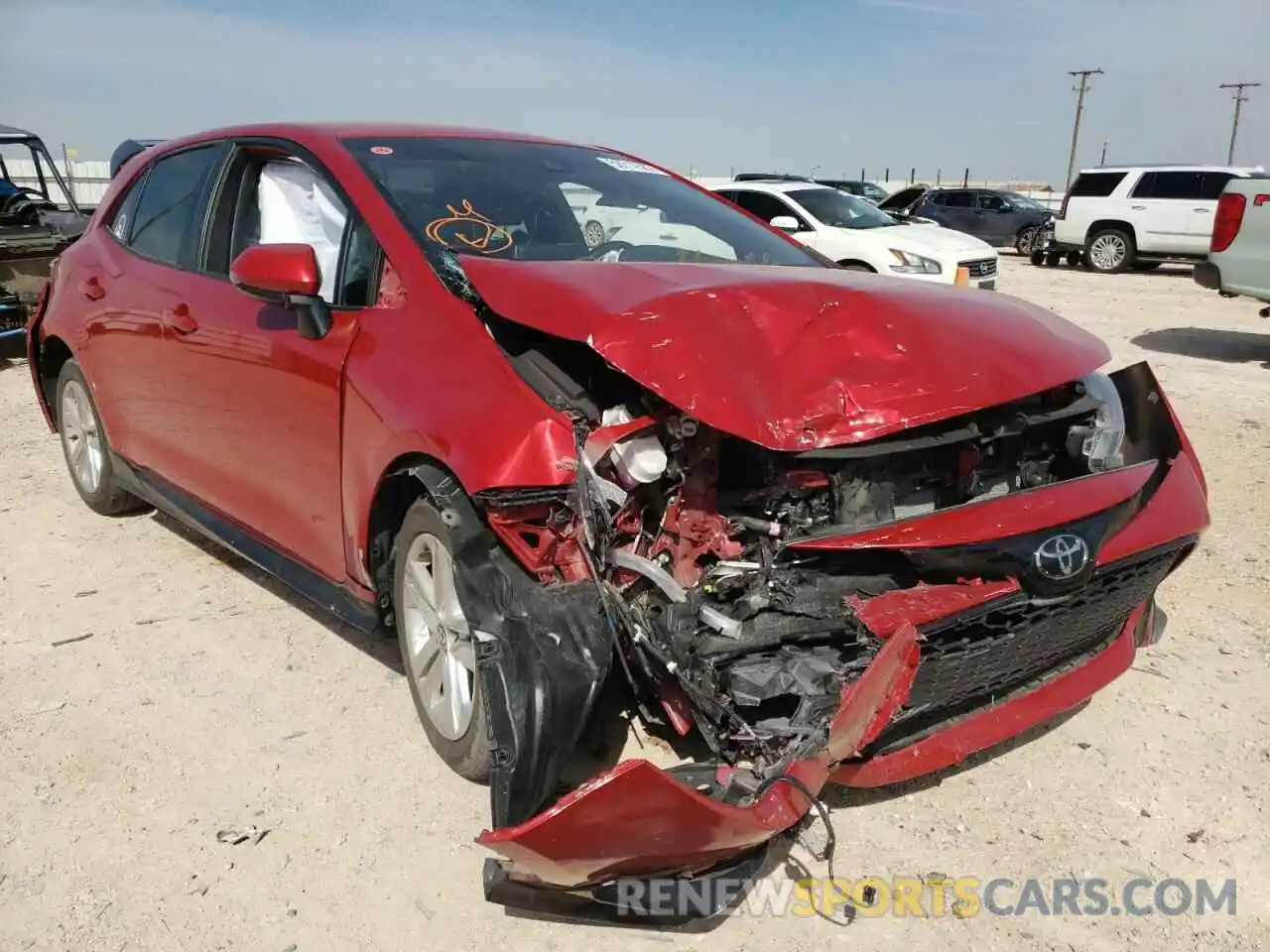 1 Photograph of a damaged car JTND4MBE3M3111700 TOYOTA COROLLA 2021