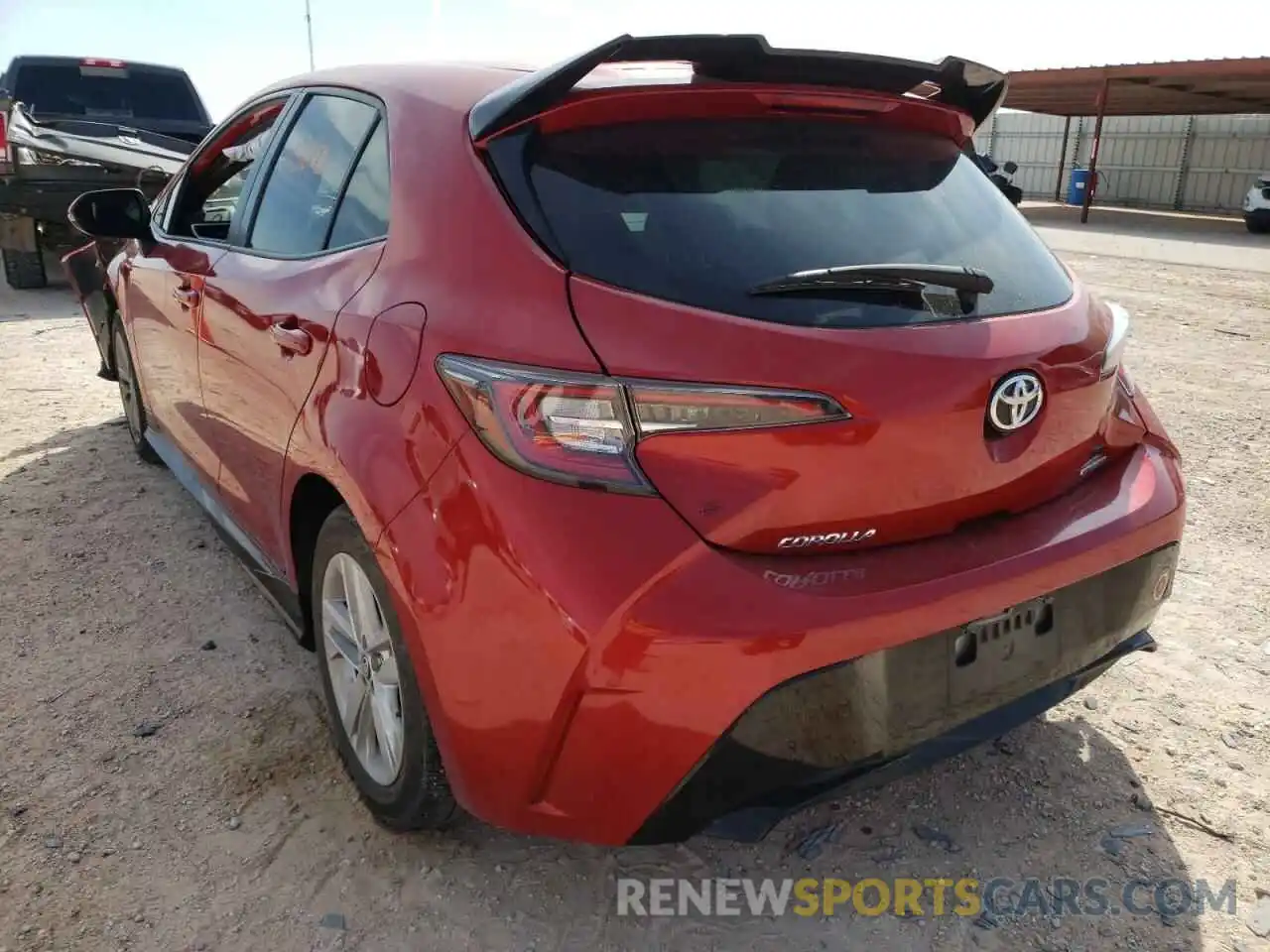 3 Photograph of a damaged car JTND4MBE3M3111700 TOYOTA COROLLA 2021