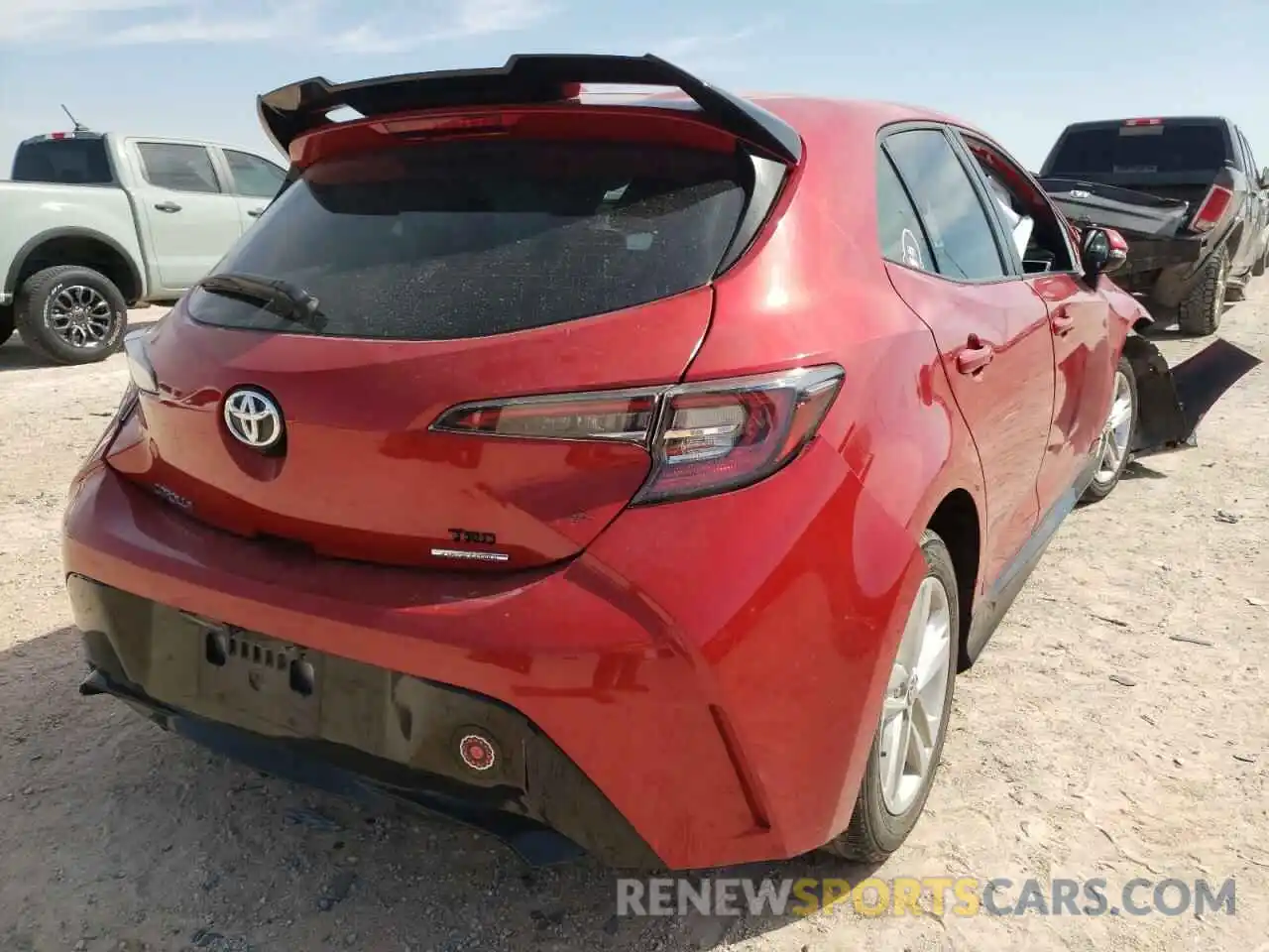 4 Photograph of a damaged car JTND4MBE3M3111700 TOYOTA COROLLA 2021