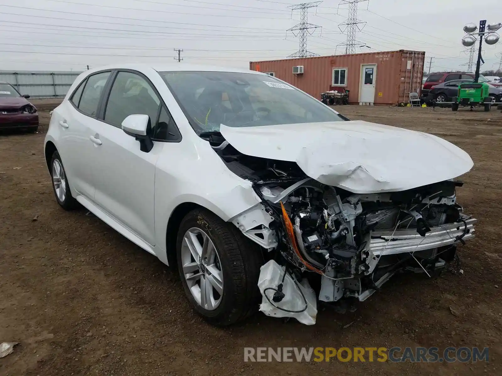 1 Photograph of a damaged car JTND4MBE3M3112703 TOYOTA COROLLA 2021