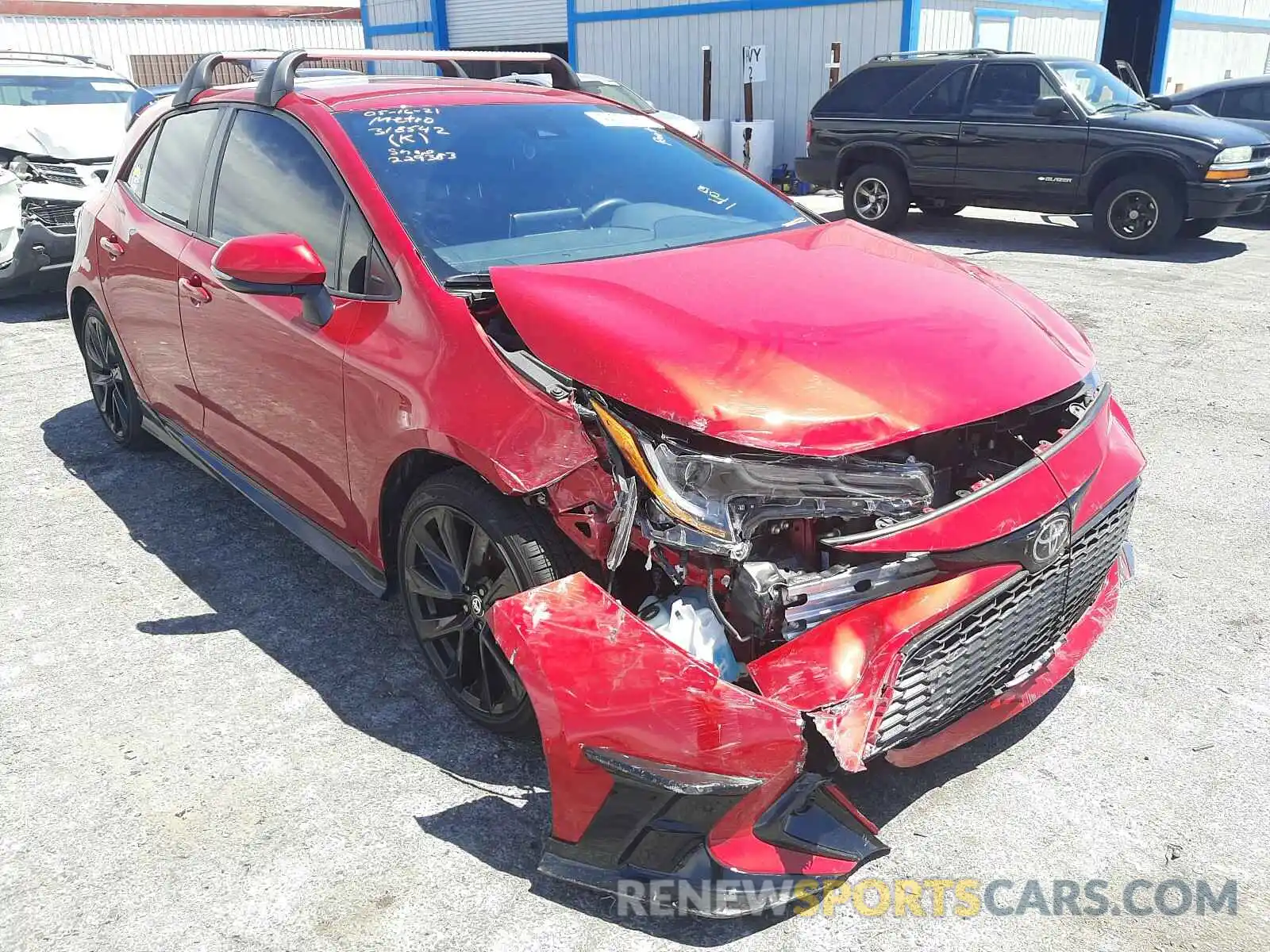 1 Photograph of a damaged car JTND4MBE3M3113320 TOYOTA COROLLA 2021