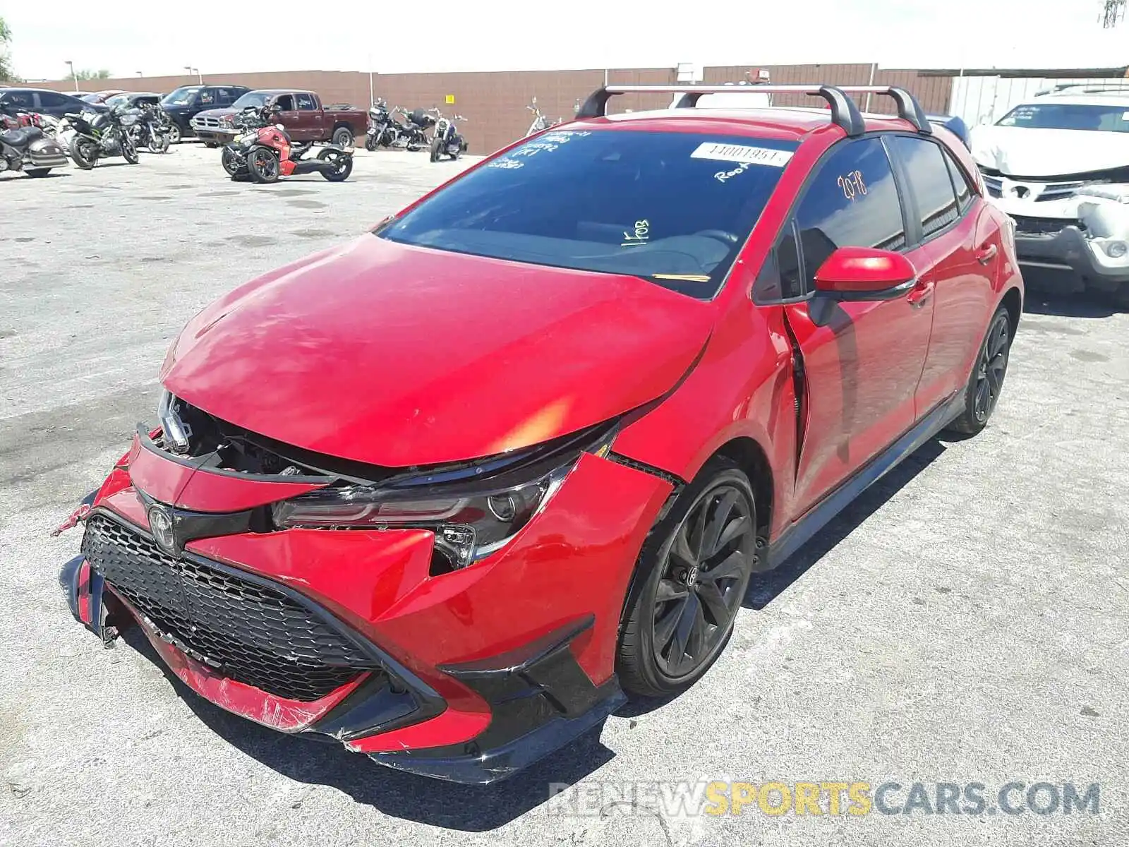 2 Photograph of a damaged car JTND4MBE3M3113320 TOYOTA COROLLA 2021