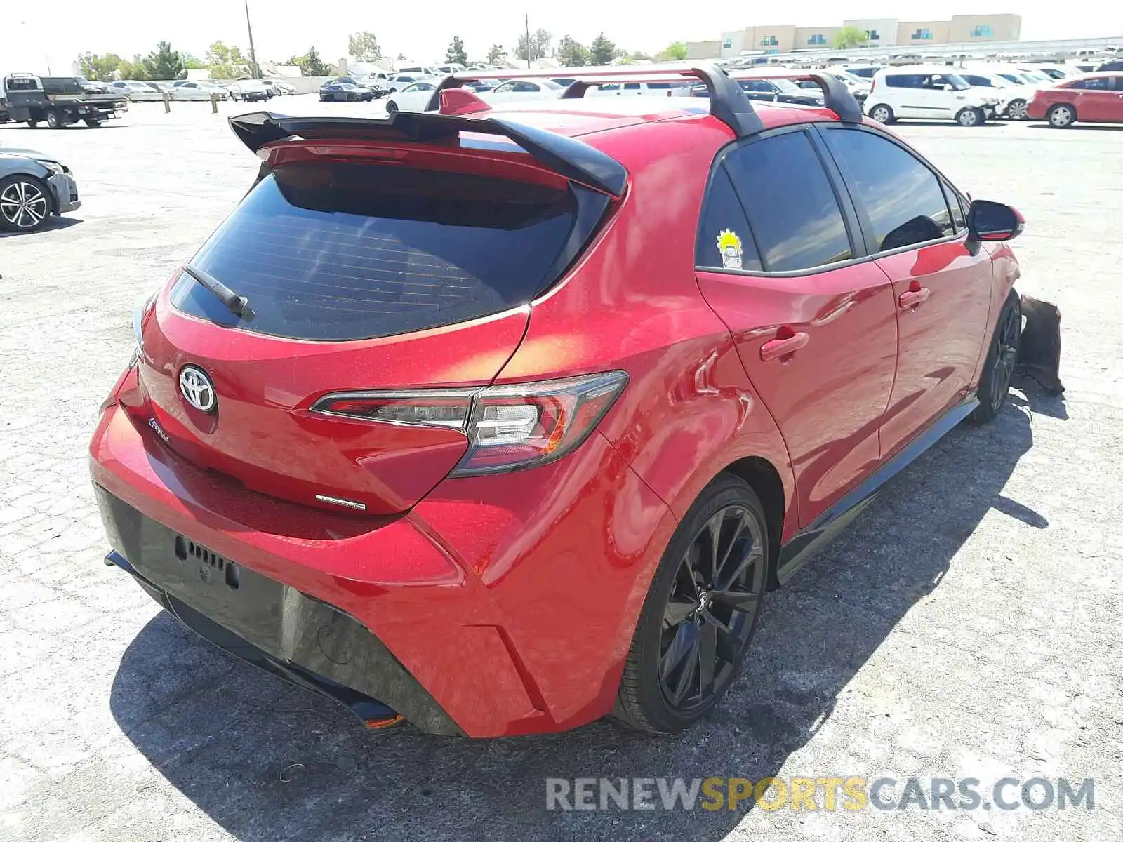 4 Photograph of a damaged car JTND4MBE3M3113320 TOYOTA COROLLA 2021