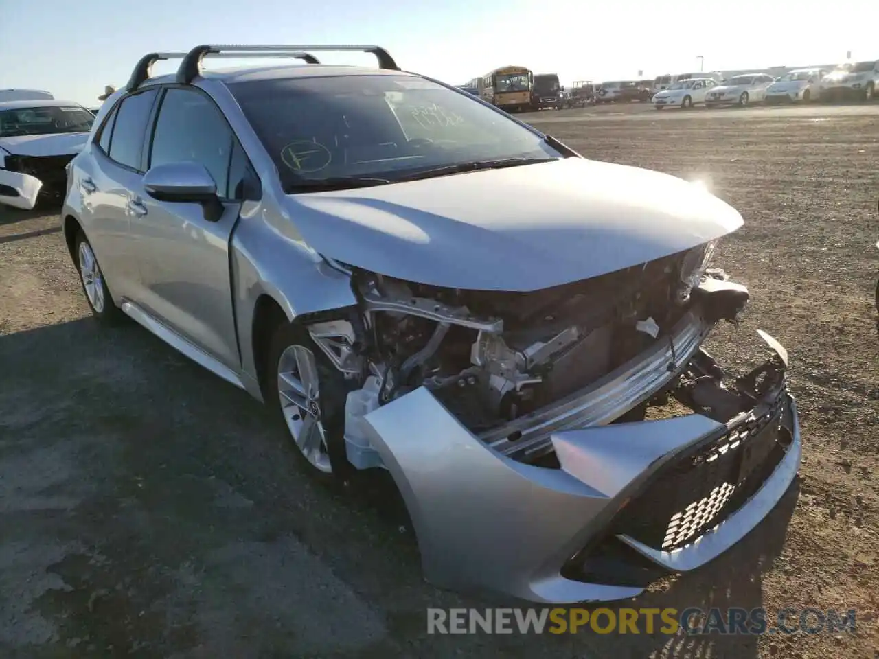 1 Photograph of a damaged car JTND4MBE3M3119084 TOYOTA COROLLA 2021