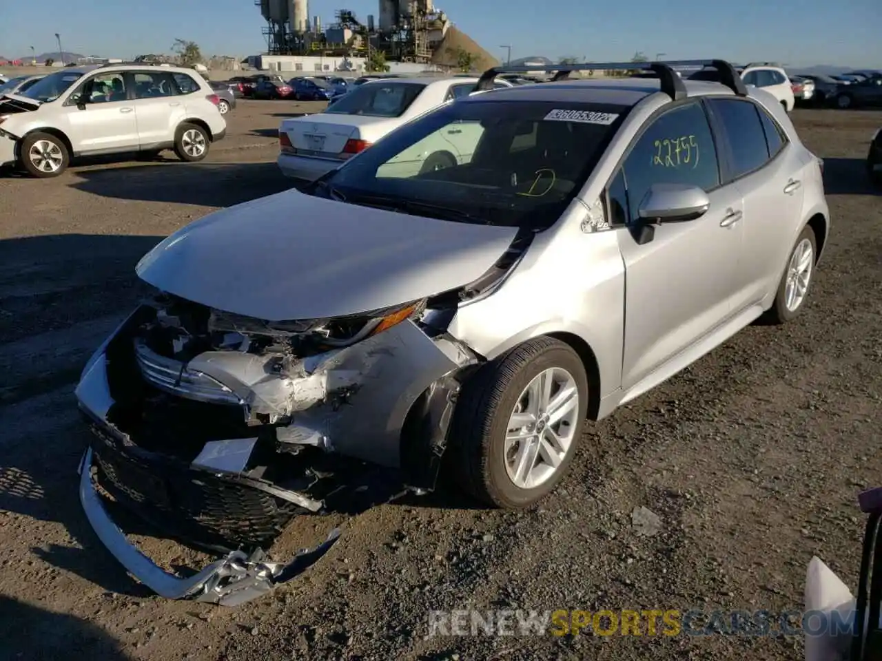 2 Photograph of a damaged car JTND4MBE3M3119084 TOYOTA COROLLA 2021