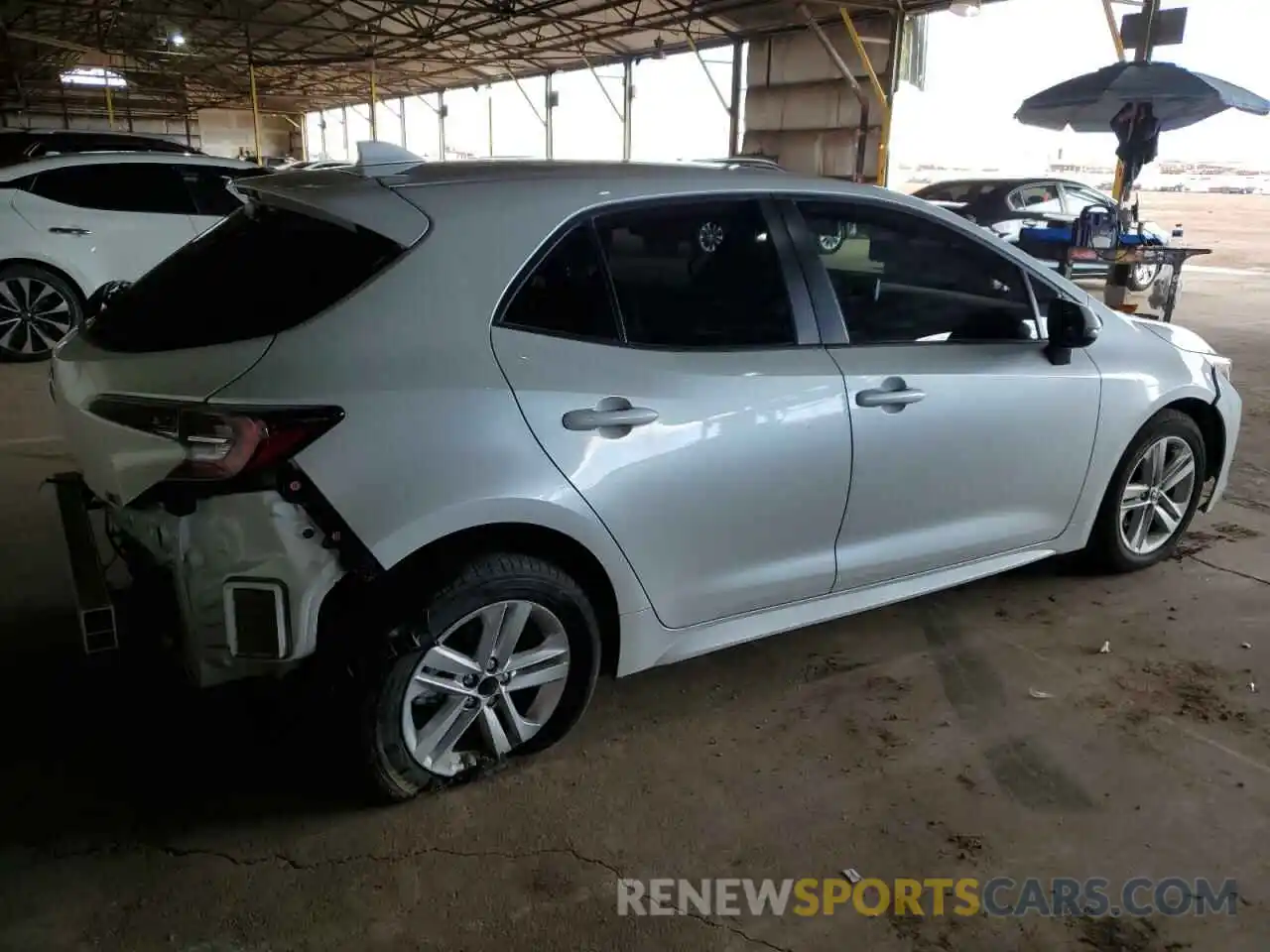 3 Photograph of a damaged car JTND4MBE3M3133809 TOYOTA COROLLA 2021