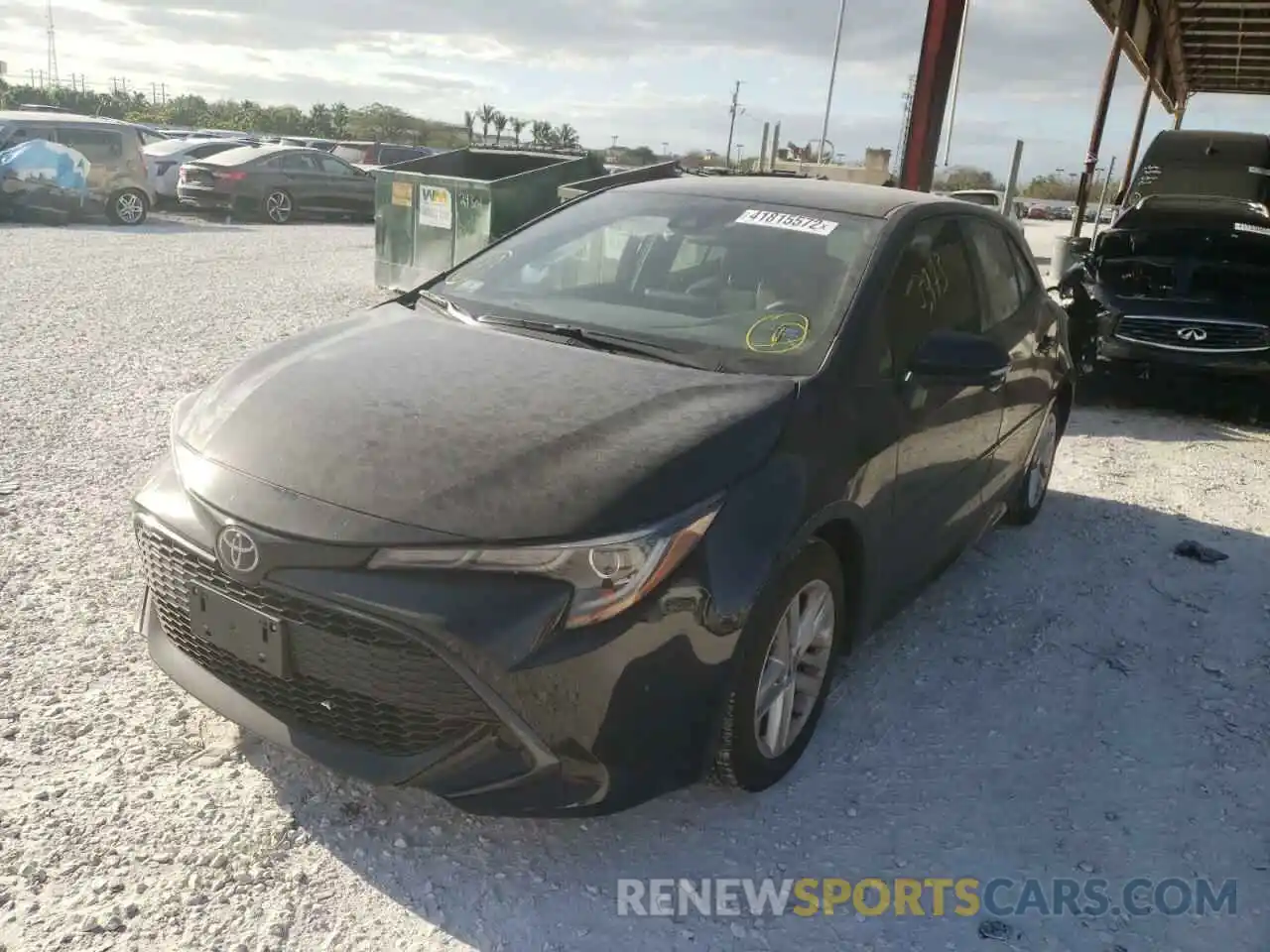 2 Photograph of a damaged car JTND4MBE3M3142929 TOYOTA COROLLA 2021