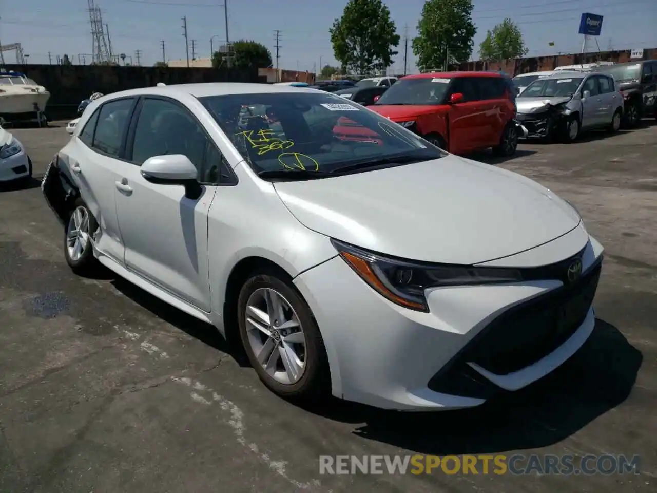 1 Photograph of a damaged car JTND4MBE4M3105890 TOYOTA COROLLA 2021