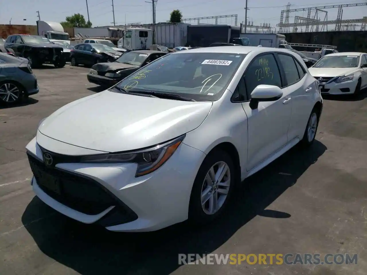 2 Photograph of a damaged car JTND4MBE4M3105890 TOYOTA COROLLA 2021