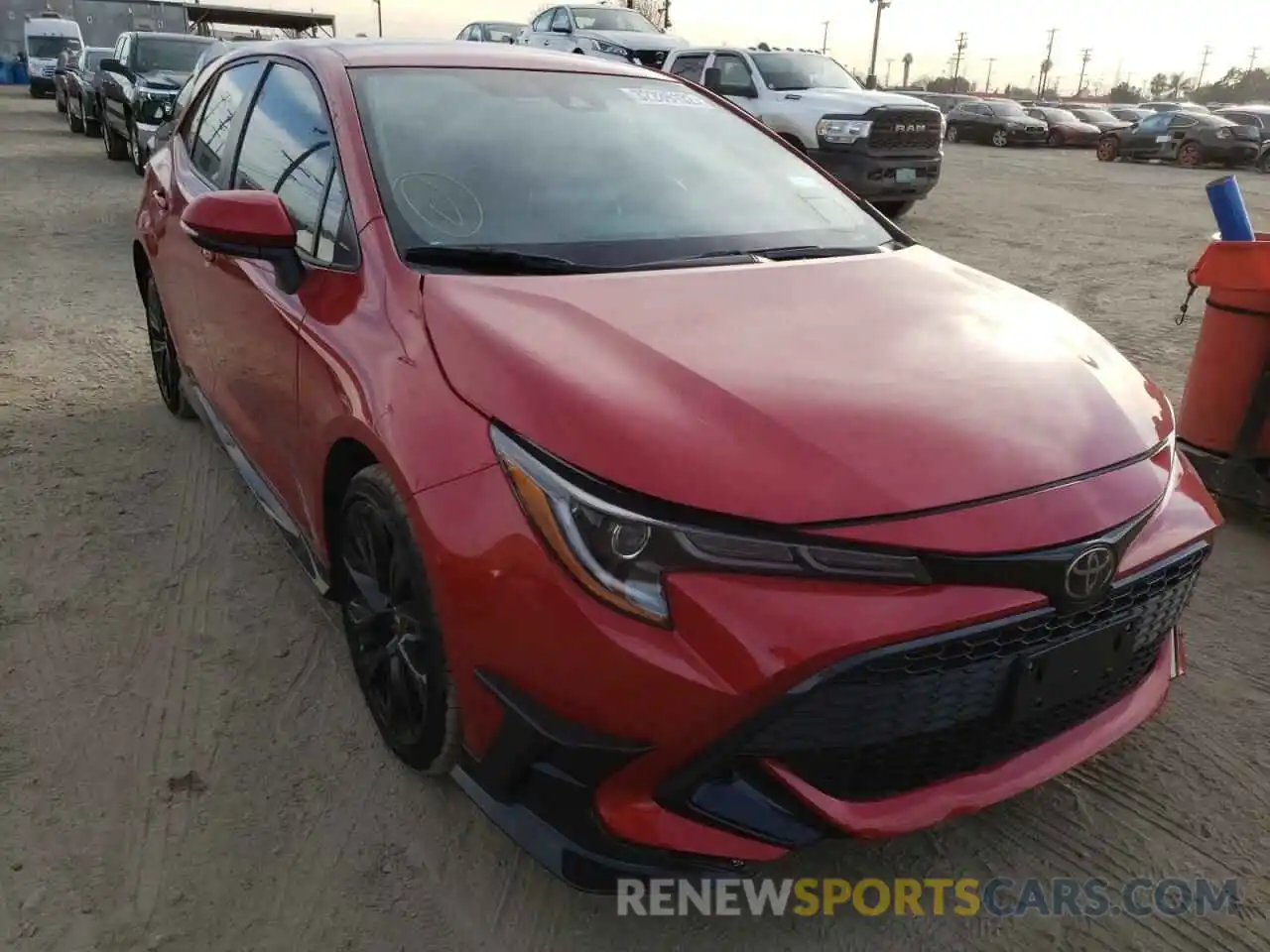 1 Photograph of a damaged car JTND4MBE4M3106750 TOYOTA COROLLA 2021