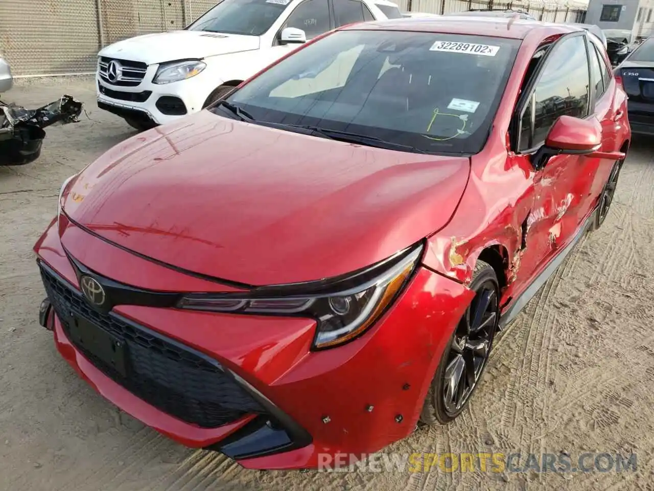 2 Photograph of a damaged car JTND4MBE4M3106750 TOYOTA COROLLA 2021