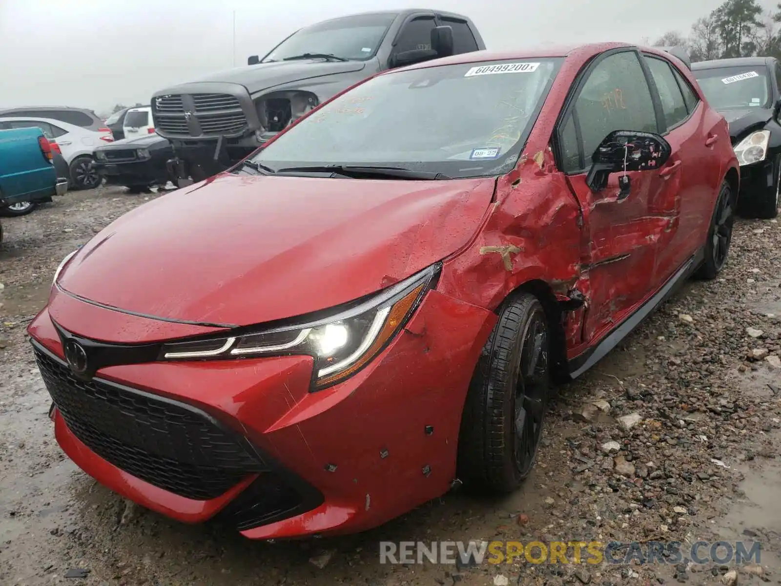 2 Photograph of a damaged car JTND4MBE4M3107087 TOYOTA COROLLA 2021