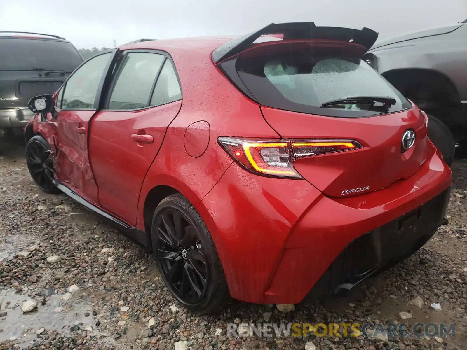 3 Photograph of a damaged car JTND4MBE4M3107087 TOYOTA COROLLA 2021