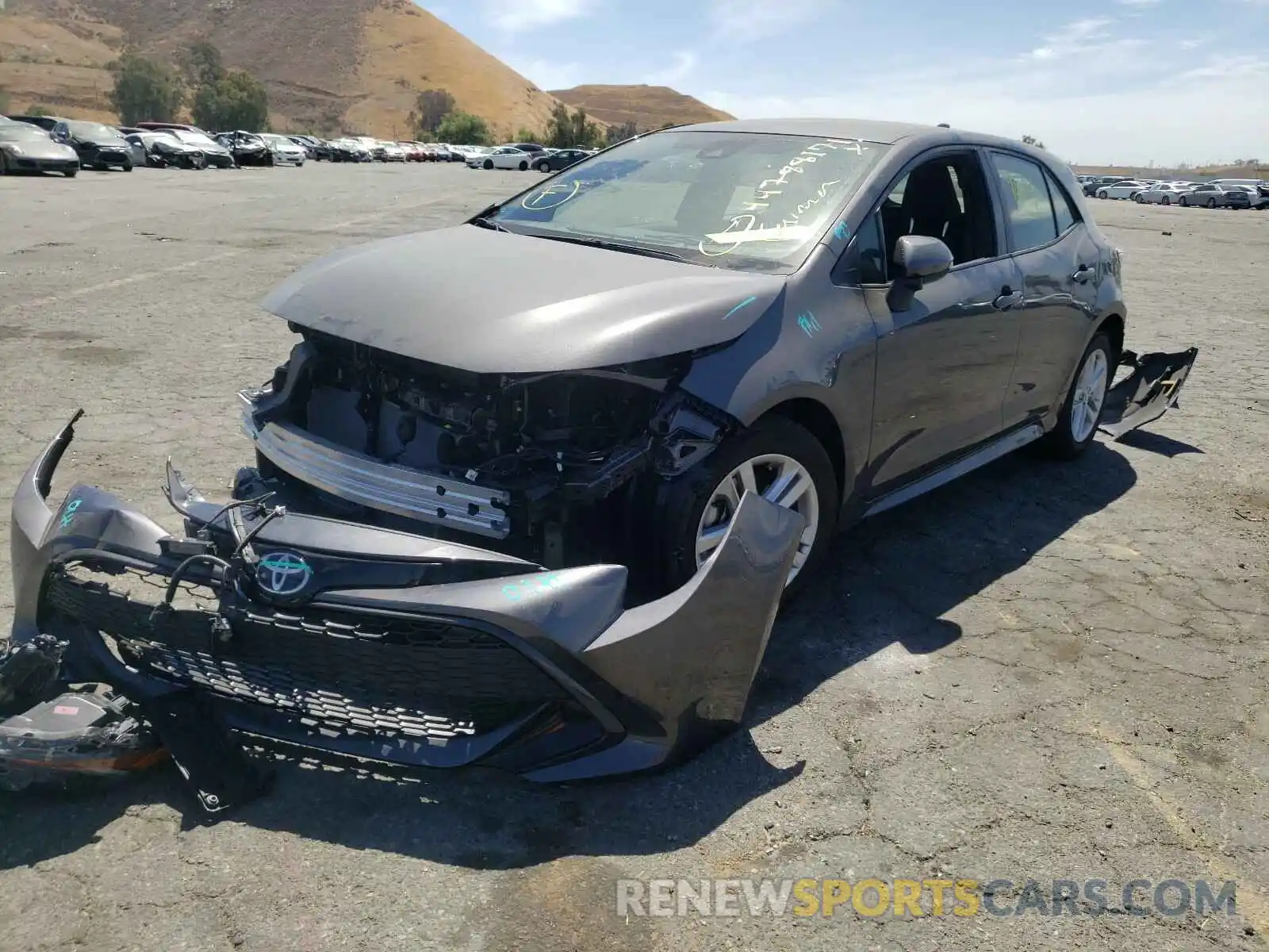 2 Photograph of a damaged car JTND4MBE4M3107090 TOYOTA COROLLA 2021