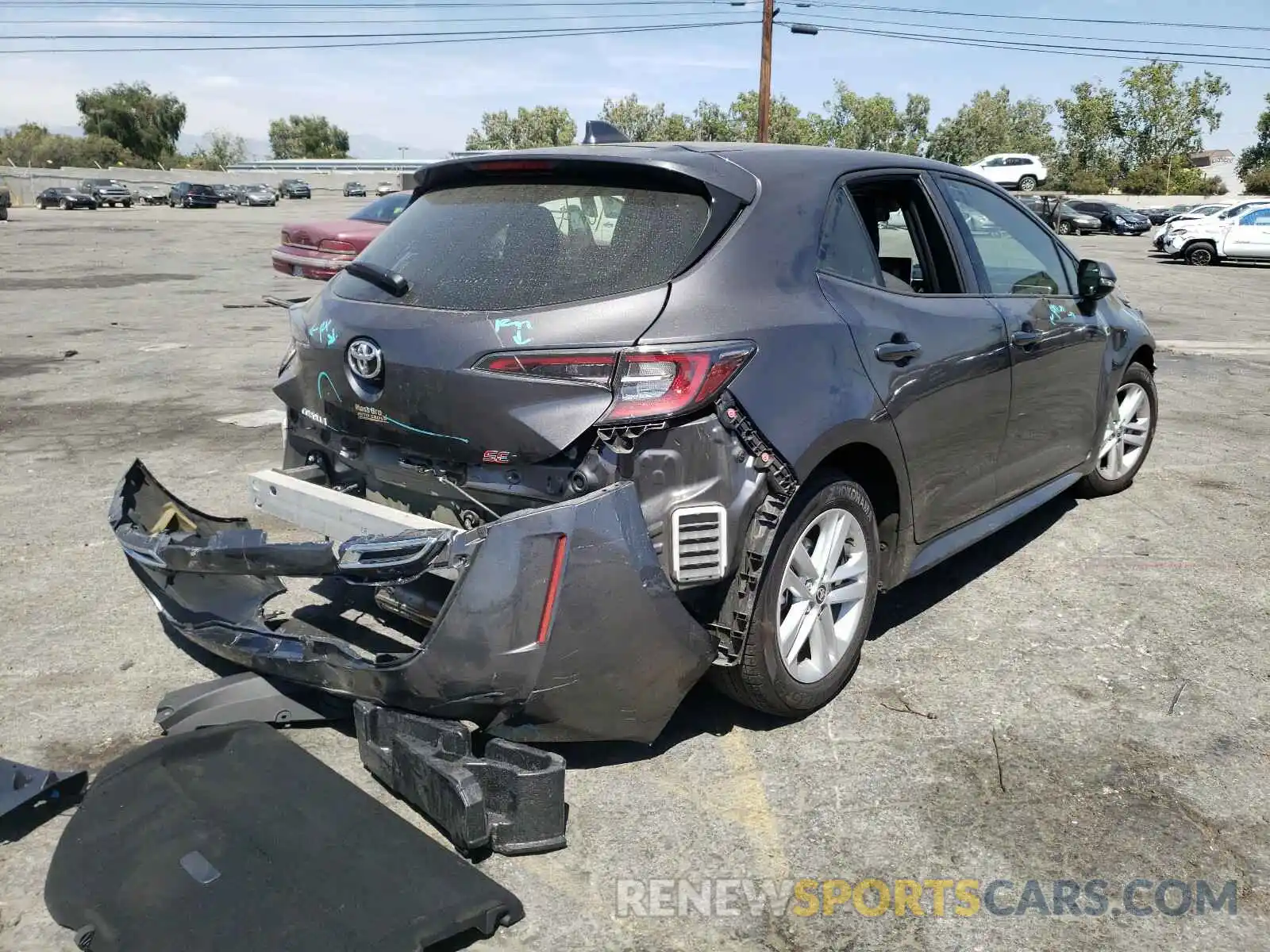 4 Photograph of a damaged car JTND4MBE4M3107090 TOYOTA COROLLA 2021