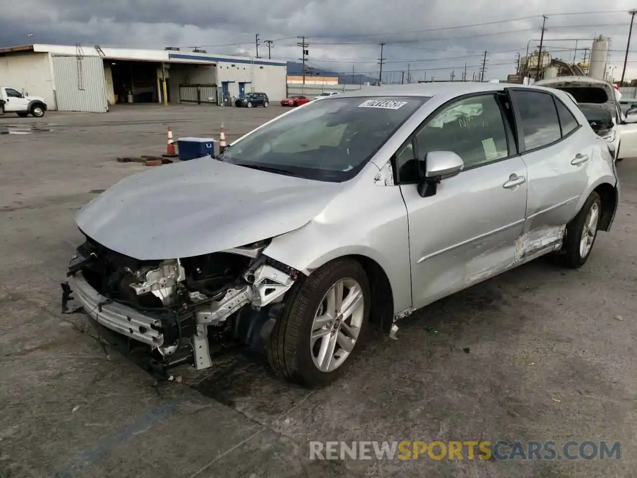 2 Photograph of a damaged car JTND4MBE4M3107302 TOYOTA COROLLA 2021