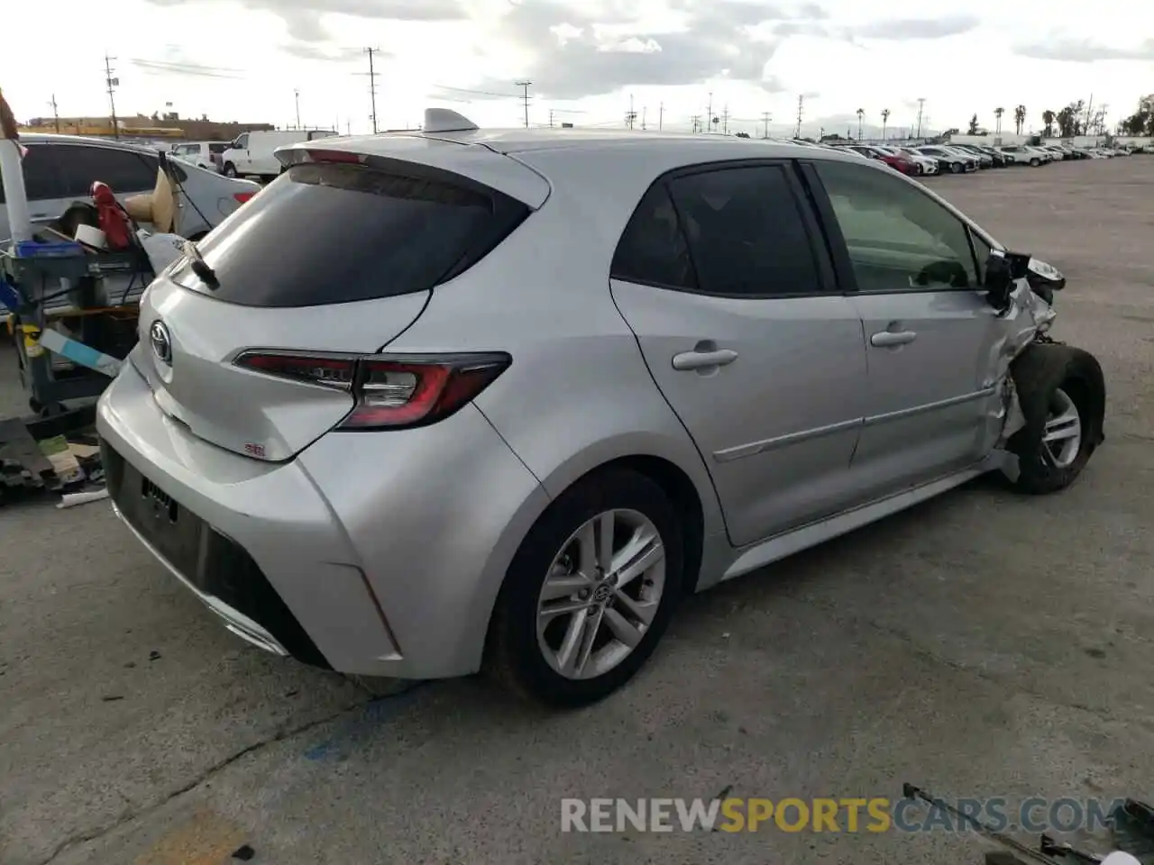 4 Photograph of a damaged car JTND4MBE4M3107302 TOYOTA COROLLA 2021