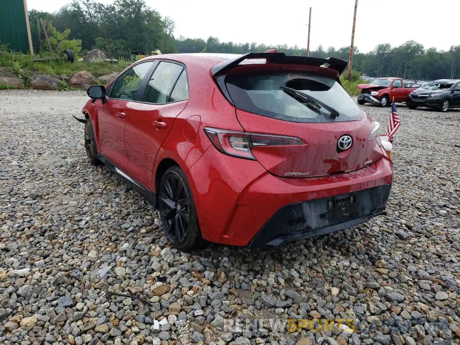 3 Photograph of a damaged car JTND4MBE4M3107607 TOYOTA COROLLA 2021