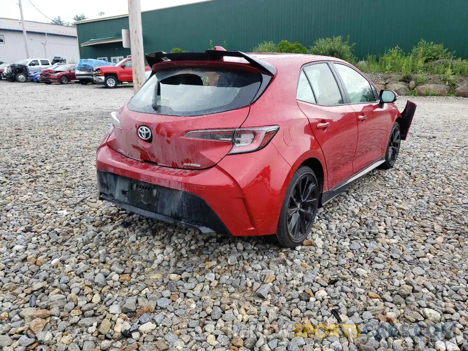 4 Photograph of a damaged car JTND4MBE4M3107607 TOYOTA COROLLA 2021