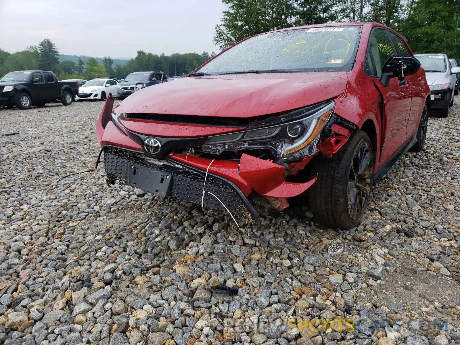 8 Photograph of a damaged car JTND4MBE4M3107607 TOYOTA COROLLA 2021