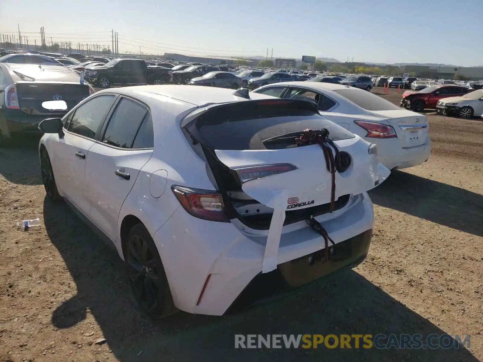 3 Photograph of a damaged car JTND4MBE4M3108191 TOYOTA COROLLA 2021