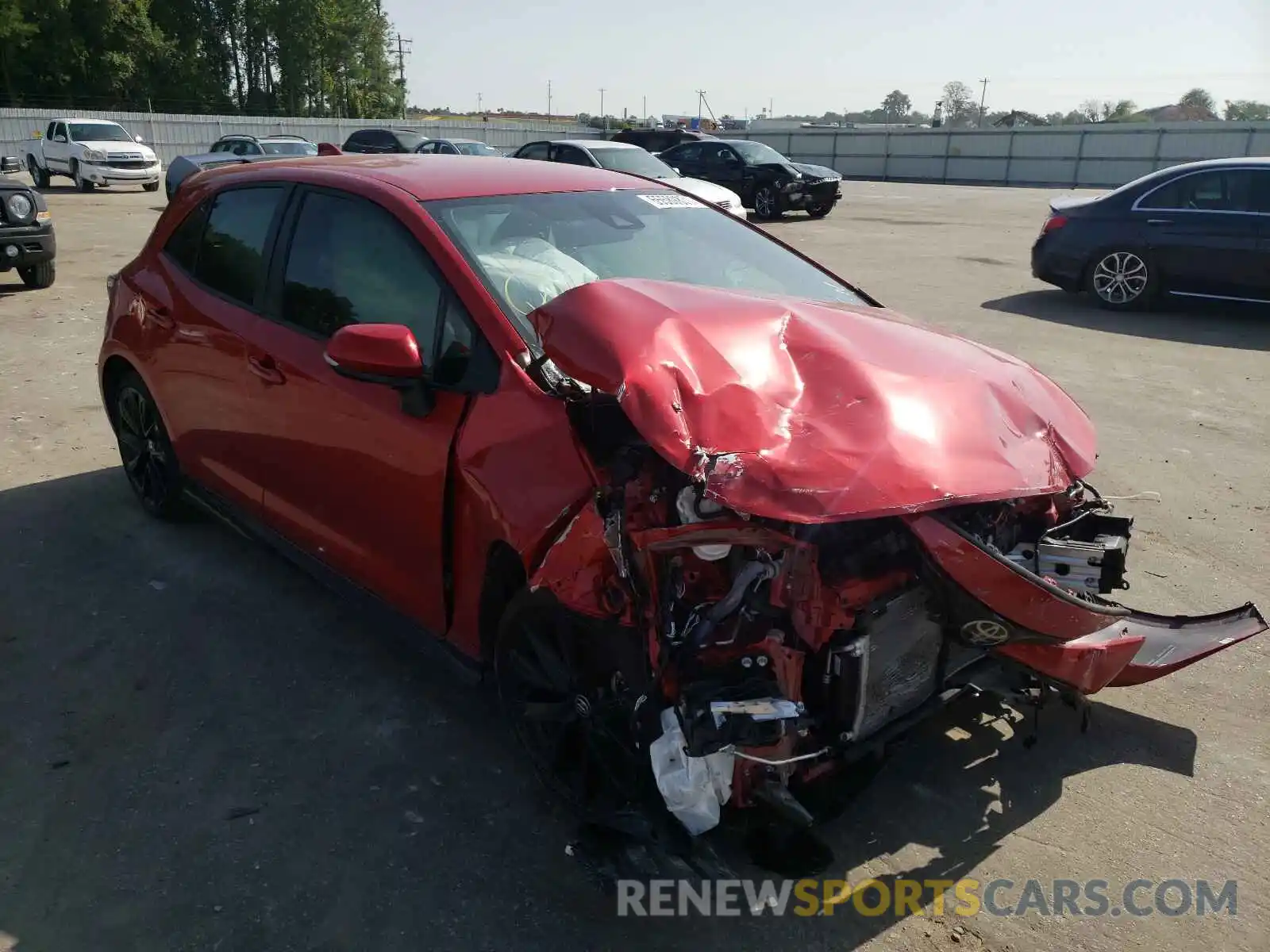 1 Photograph of a damaged car JTND4MBE4M3112970 TOYOTA COROLLA 2021