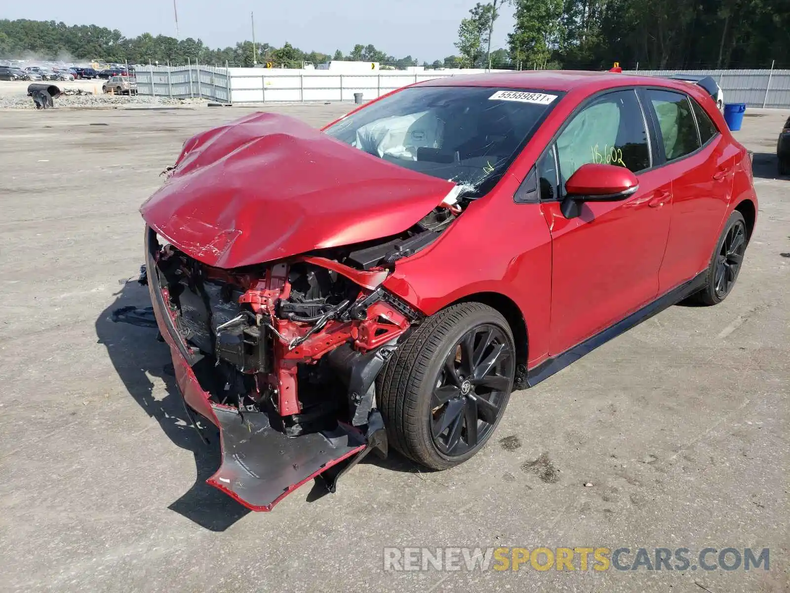 2 Photograph of a damaged car JTND4MBE4M3112970 TOYOTA COROLLA 2021