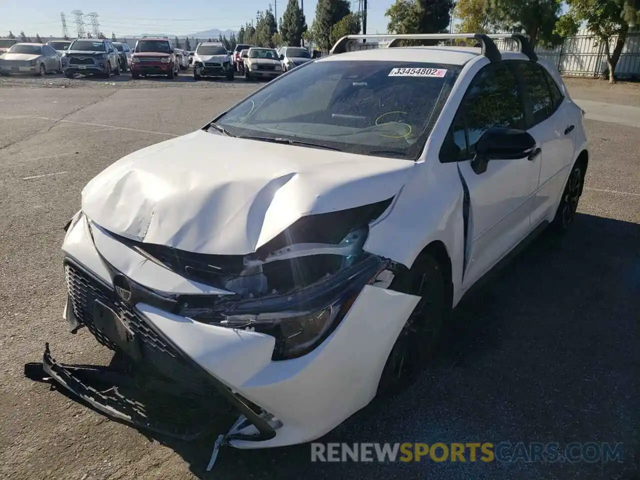 2 Photograph of a damaged car JTND4MBE4M3112984 TOYOTA COROLLA 2021