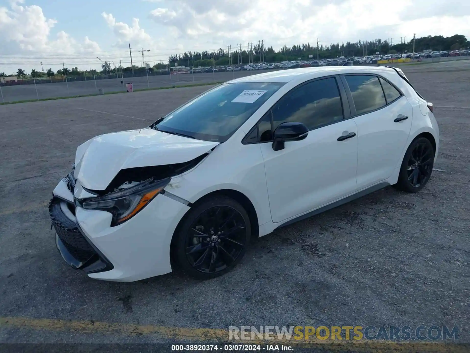 2 Photograph of a damaged car JTND4MBE4M3133432 TOYOTA COROLLA 2021