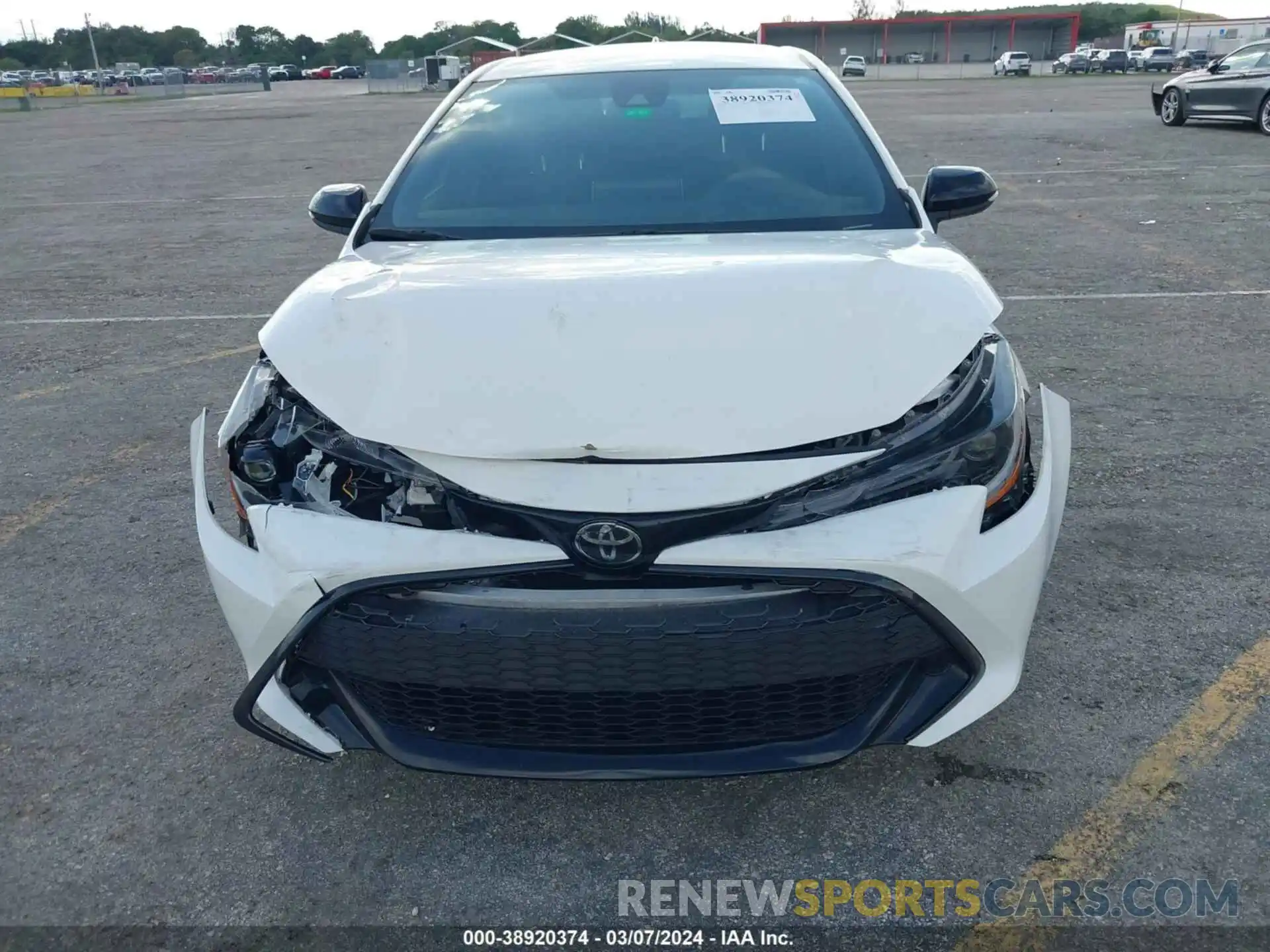 6 Photograph of a damaged car JTND4MBE4M3133432 TOYOTA COROLLA 2021