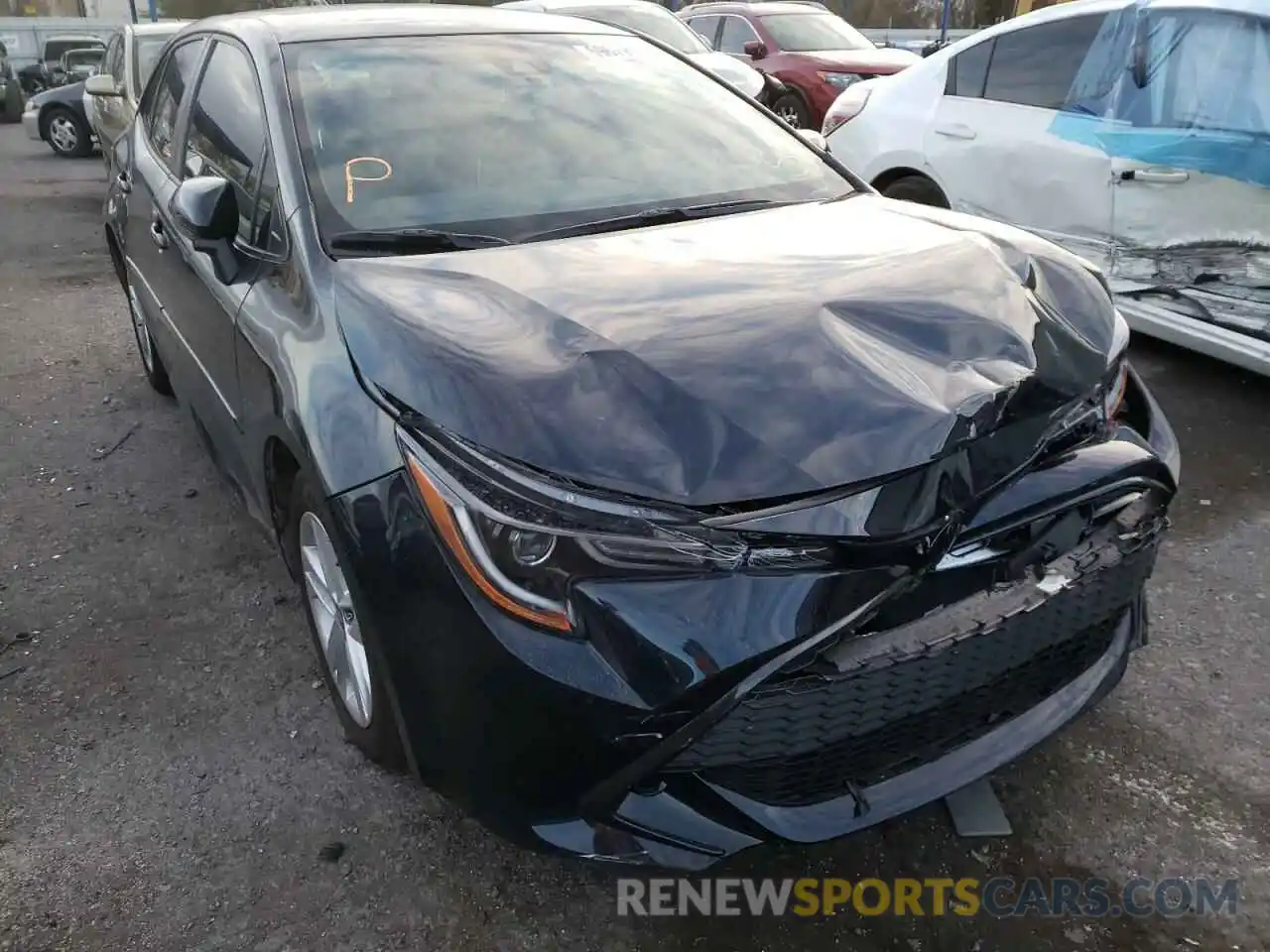 1 Photograph of a damaged car JTND4MBE4M3139473 TOYOTA COROLLA 2021