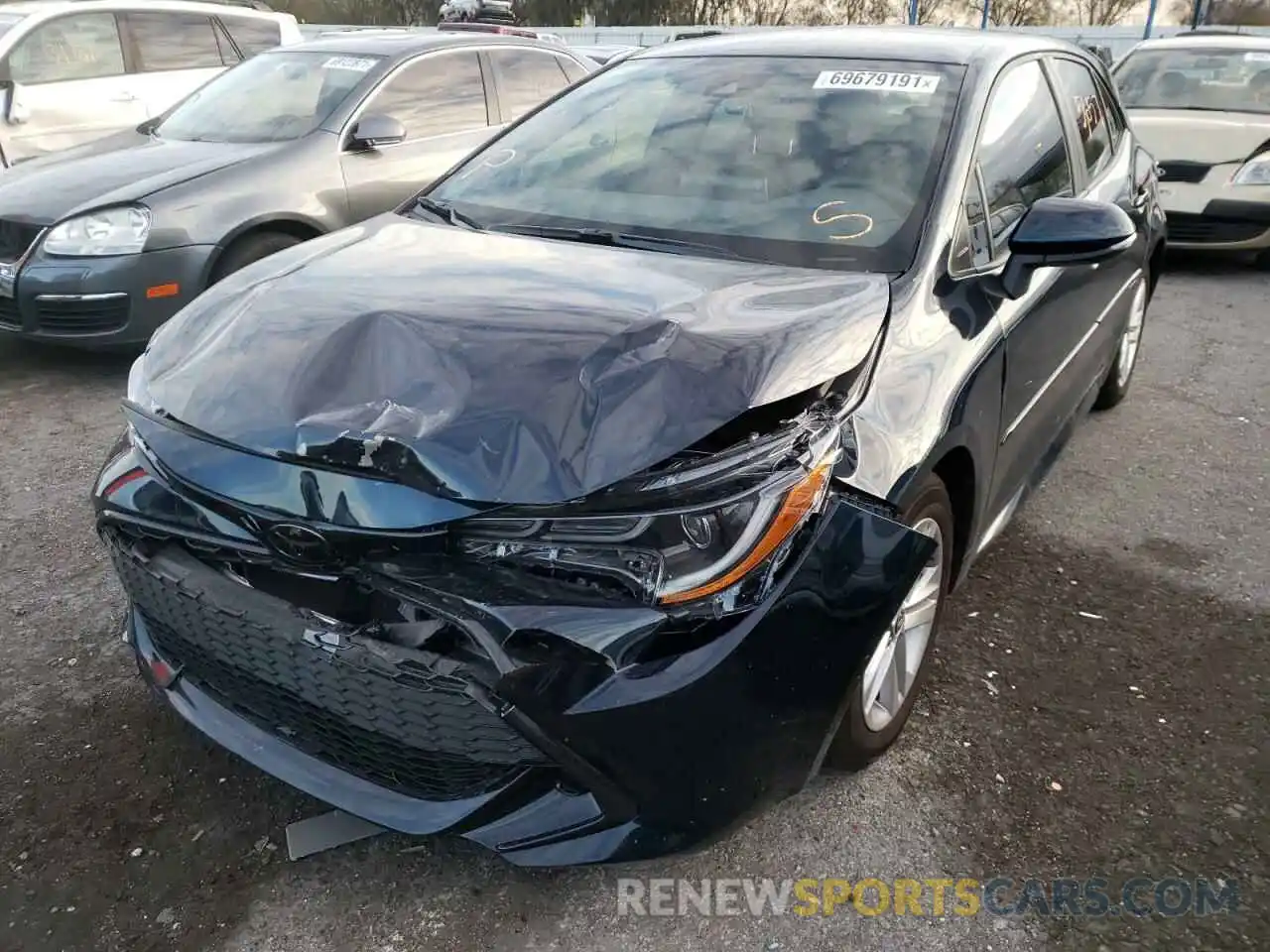 2 Photograph of a damaged car JTND4MBE4M3139473 TOYOTA COROLLA 2021