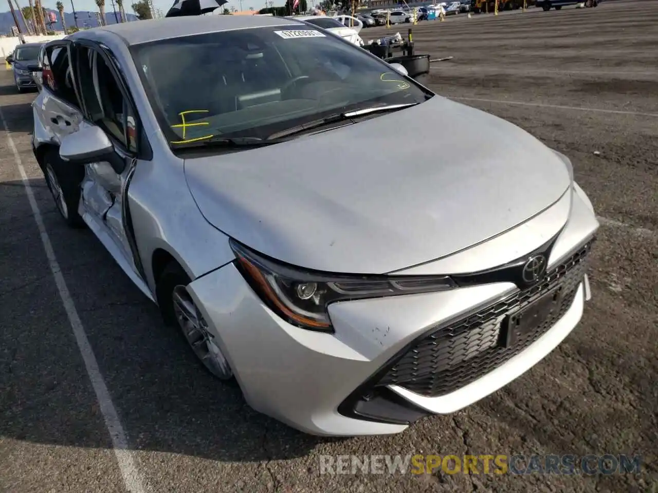 1 Photograph of a damaged car JTND4MBE5M3119412 TOYOTA COROLLA 2021