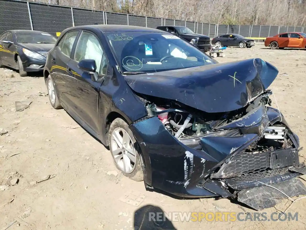 1 Photograph of a damaged car JTND4MBE5M3119510 TOYOTA COROLLA 2021