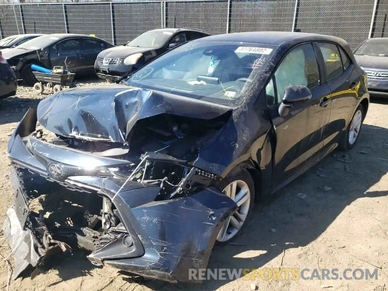 2 Photograph of a damaged car JTND4MBE5M3119510 TOYOTA COROLLA 2021