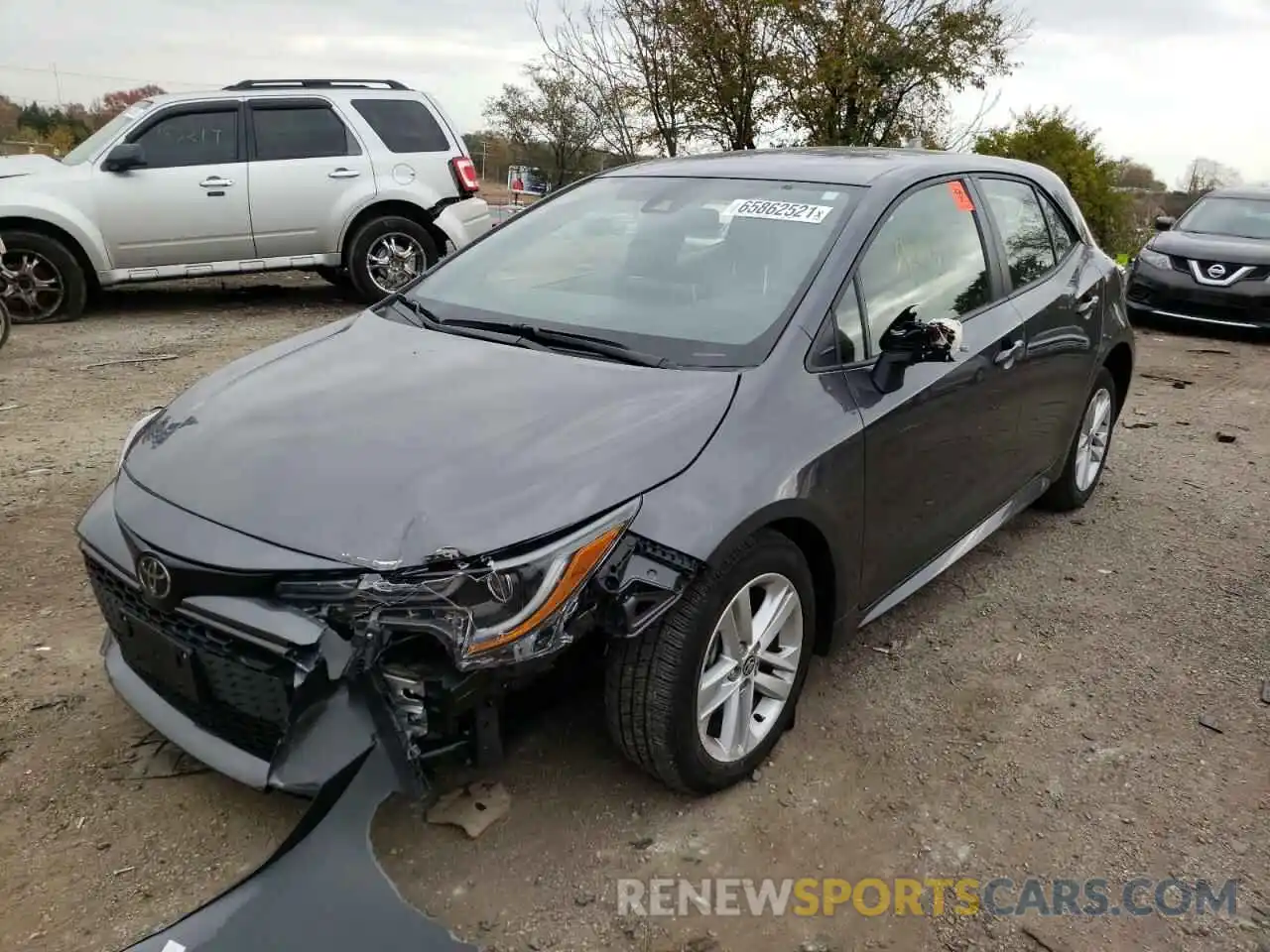 2 Photograph of a damaged car JTND4MBE5M3119930 TOYOTA COROLLA 2021