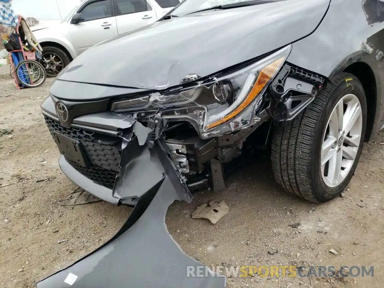 9 Photograph of a damaged car JTND4MBE5M3119930 TOYOTA COROLLA 2021