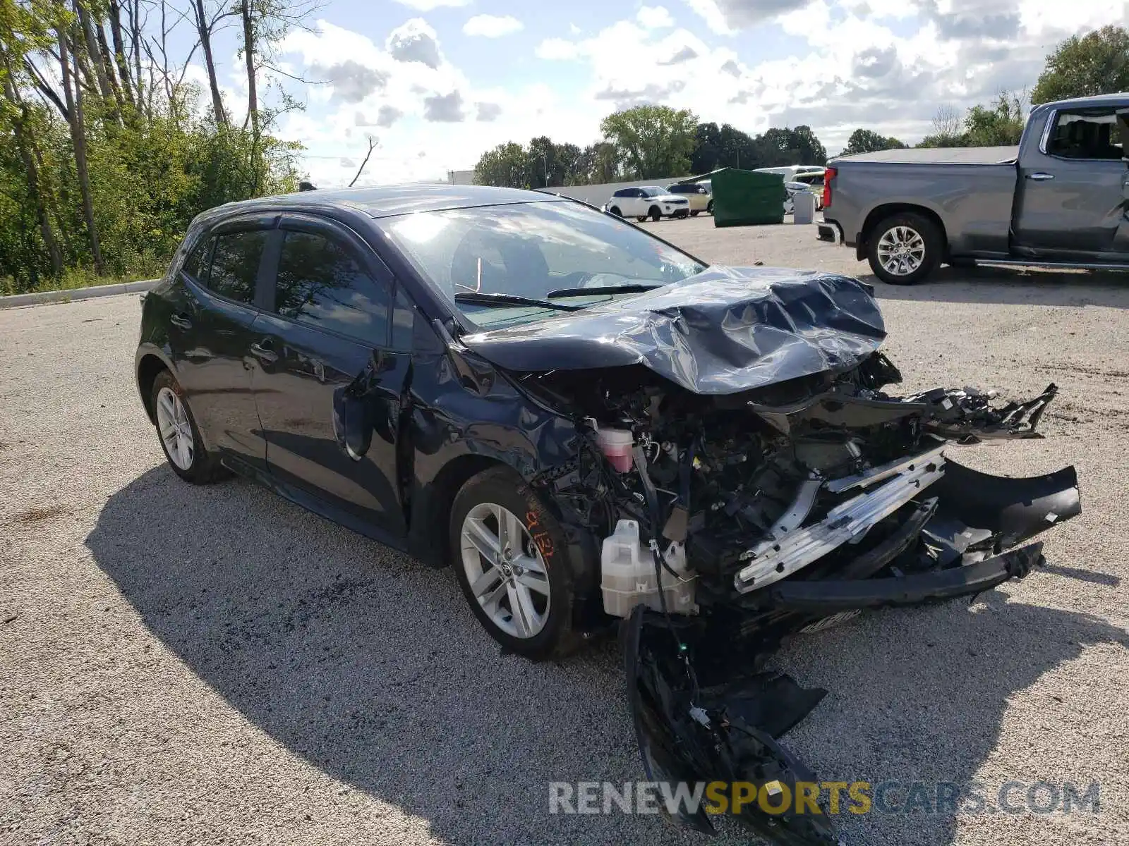 1 Photograph of a damaged car JTND4MBE5M3120706 TOYOTA COROLLA 2021