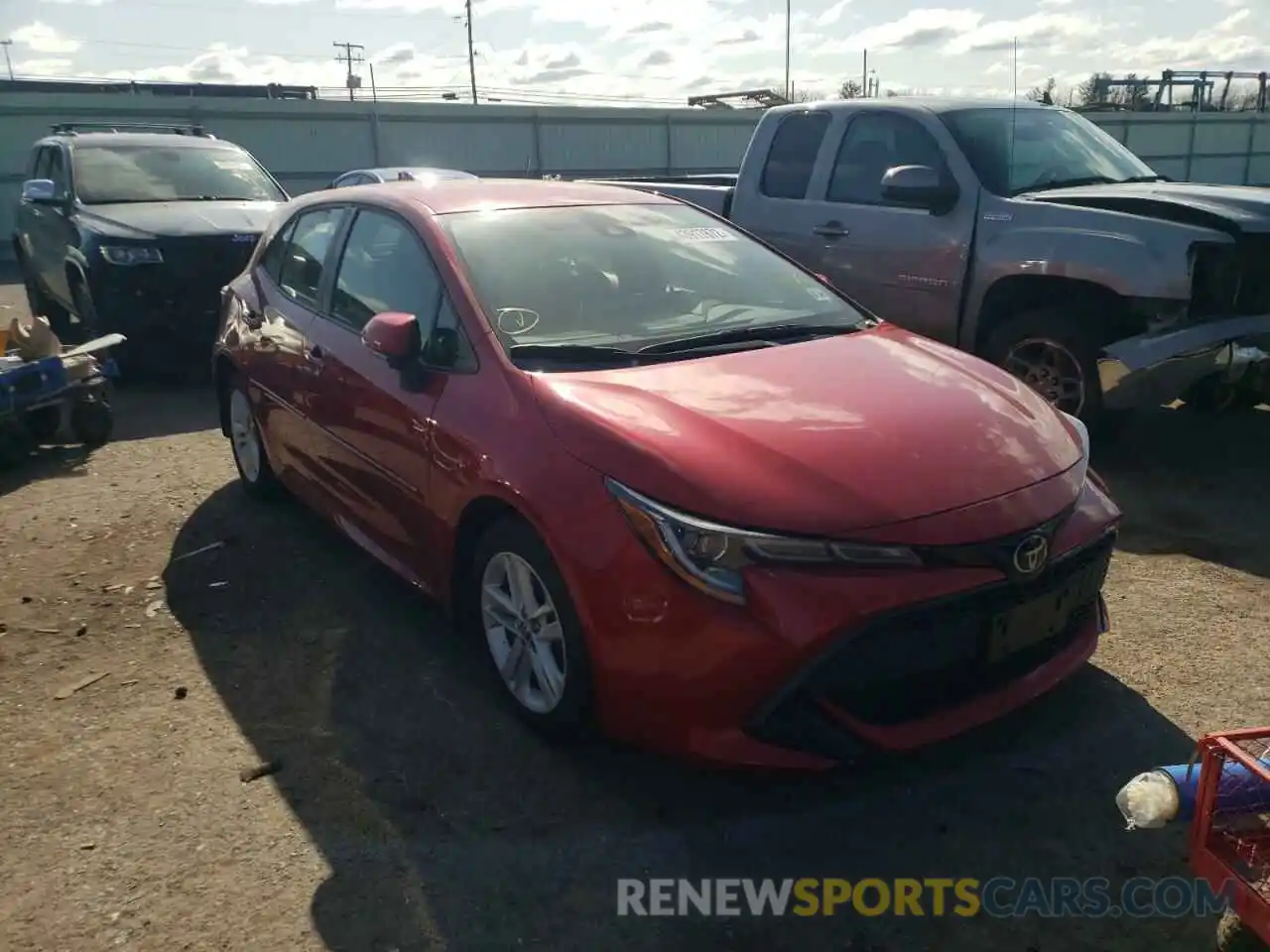 1 Photograph of a damaged car JTND4MBE5M3121371 TOYOTA COROLLA 2021