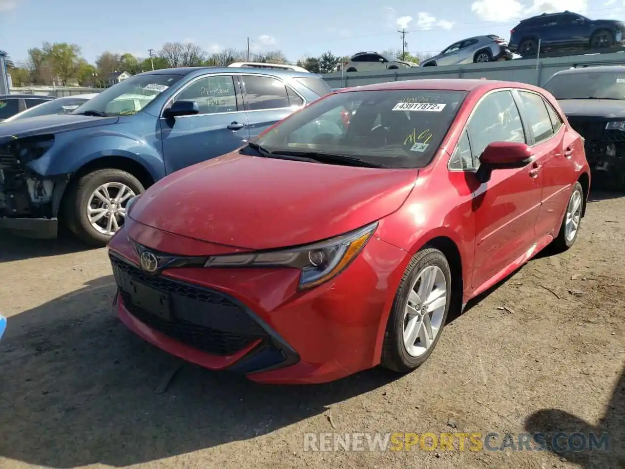 2 Photograph of a damaged car JTND4MBE5M3121371 TOYOTA COROLLA 2021