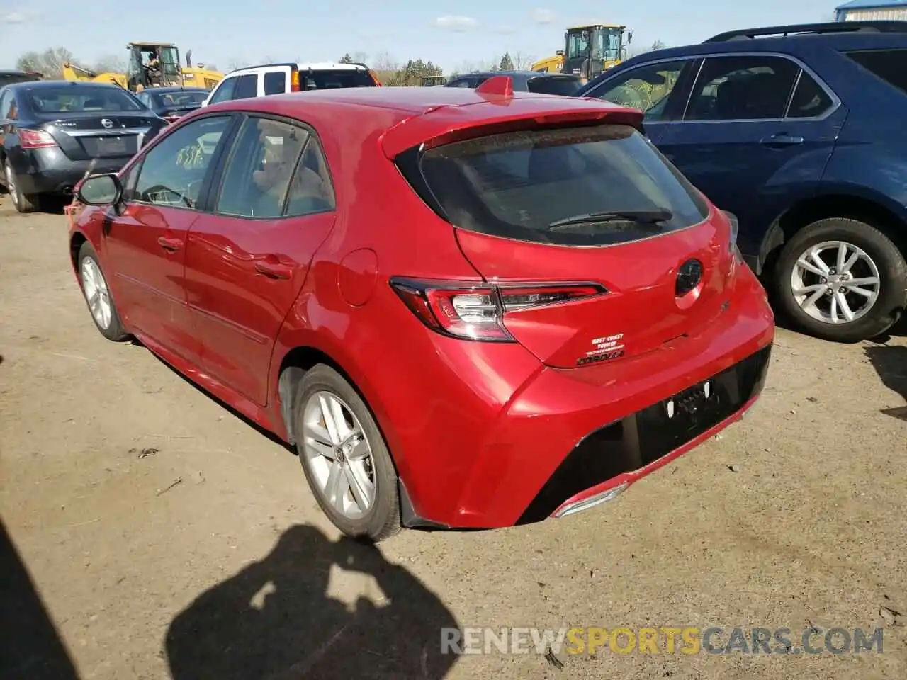 3 Photograph of a damaged car JTND4MBE5M3121371 TOYOTA COROLLA 2021