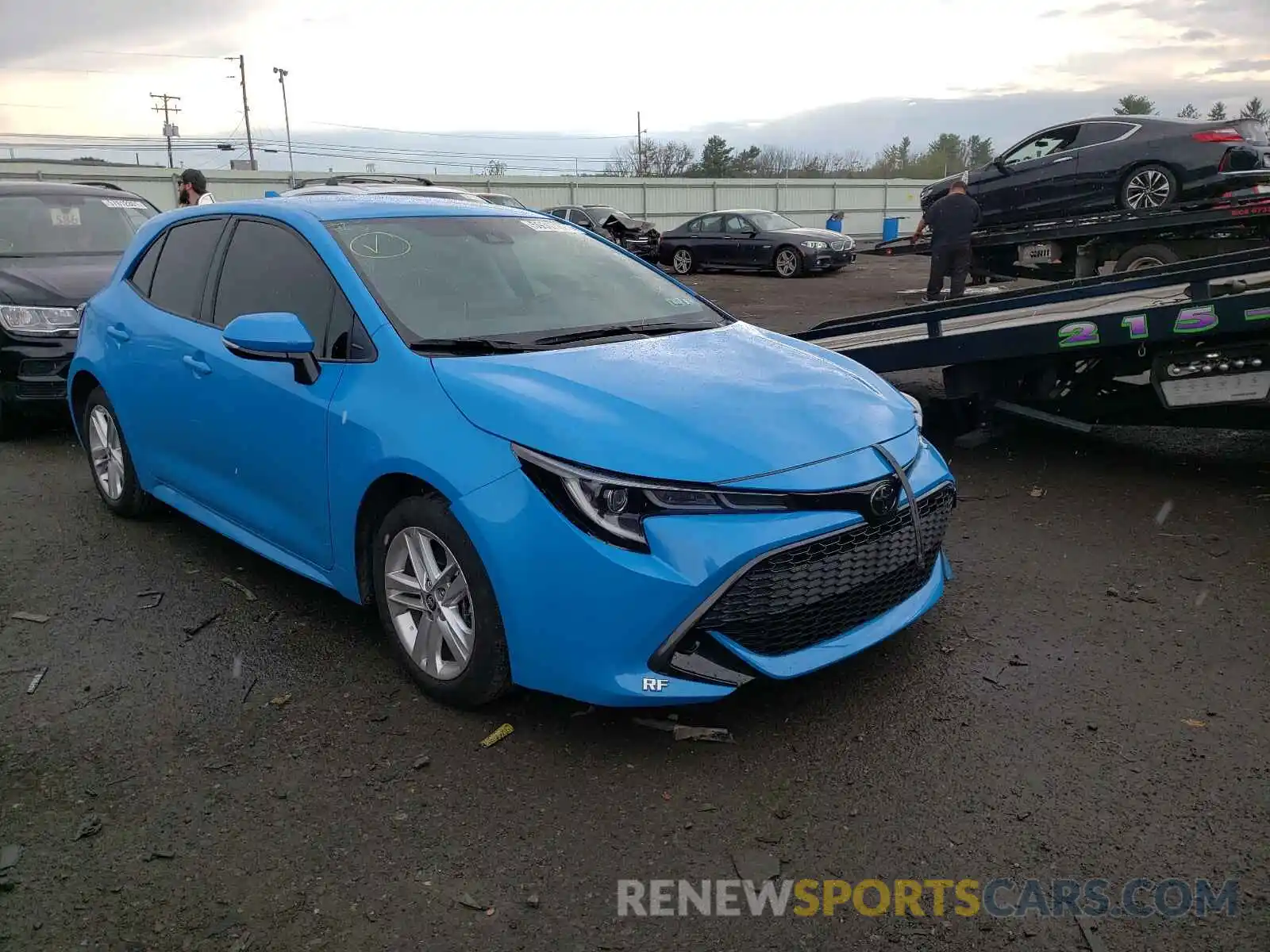 1 Photograph of a damaged car JTND4MBE5M3128868 TOYOTA COROLLA 2021