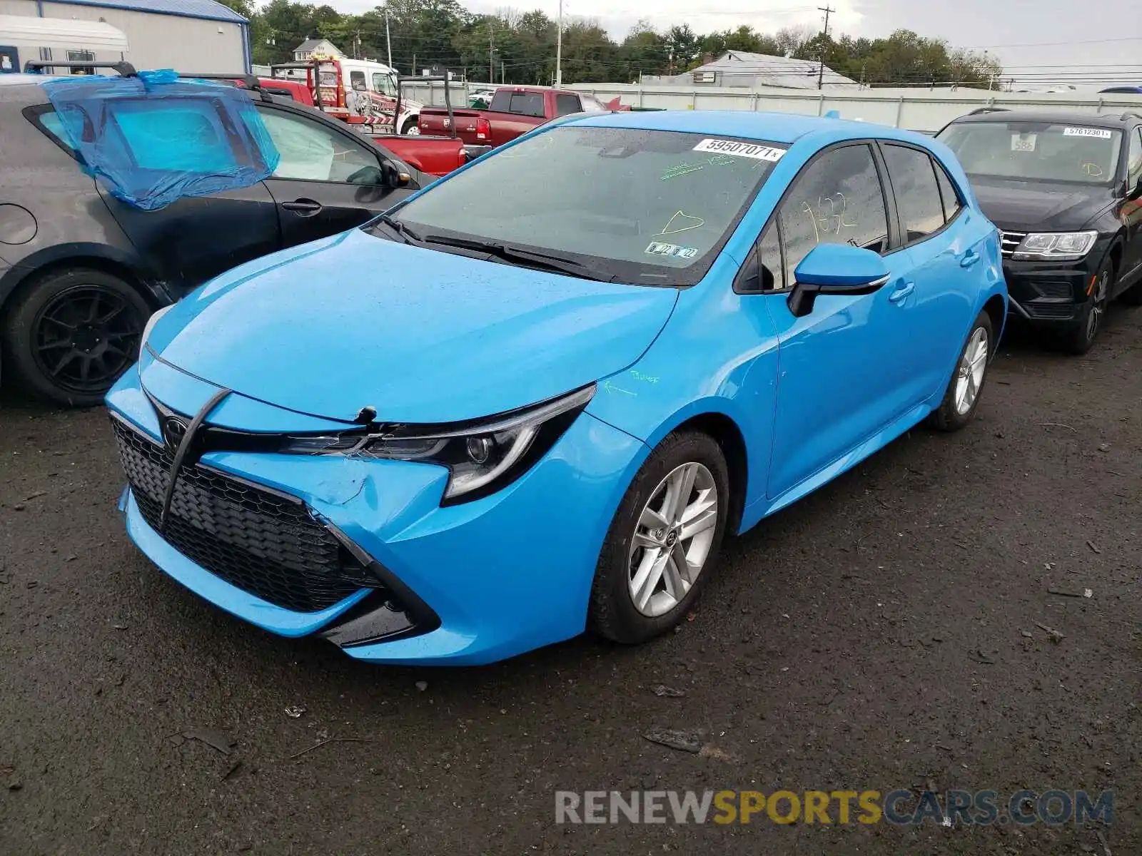 2 Photograph of a damaged car JTND4MBE5M3128868 TOYOTA COROLLA 2021